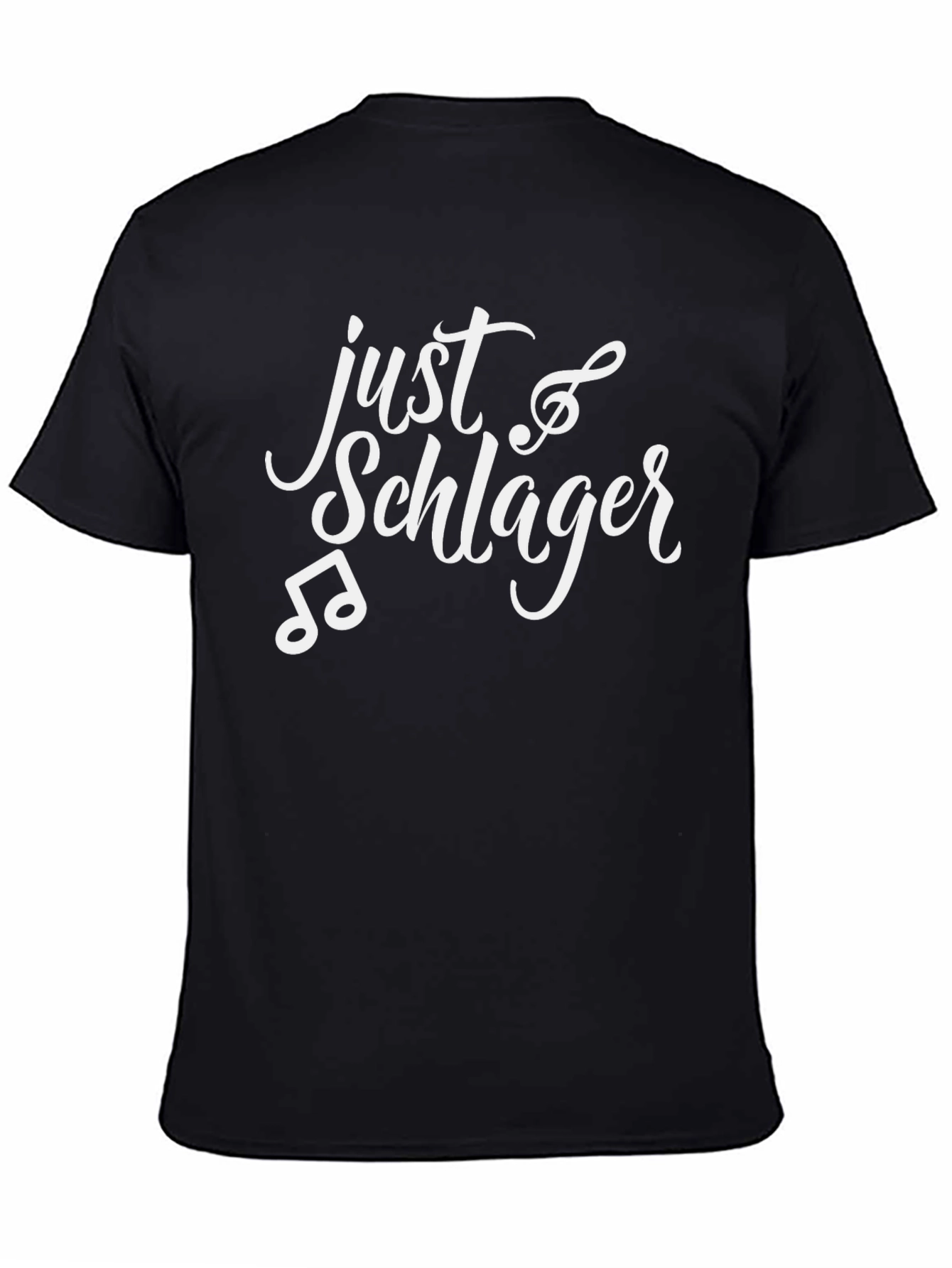 Just Schlager Black T-Shirt - Music Lovers Tee