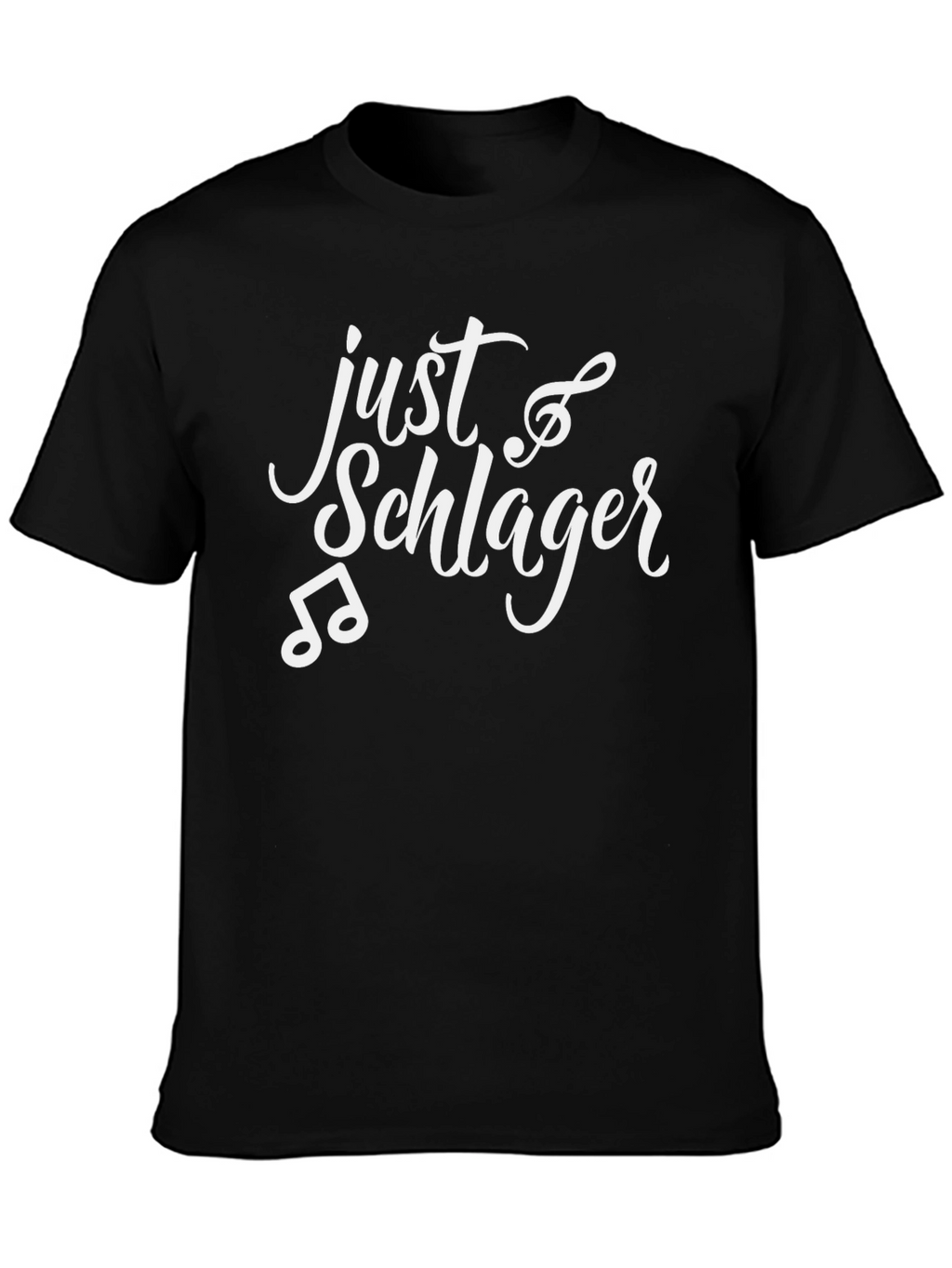 Just Schlager Black T-Shirt - Music Lovers Tee