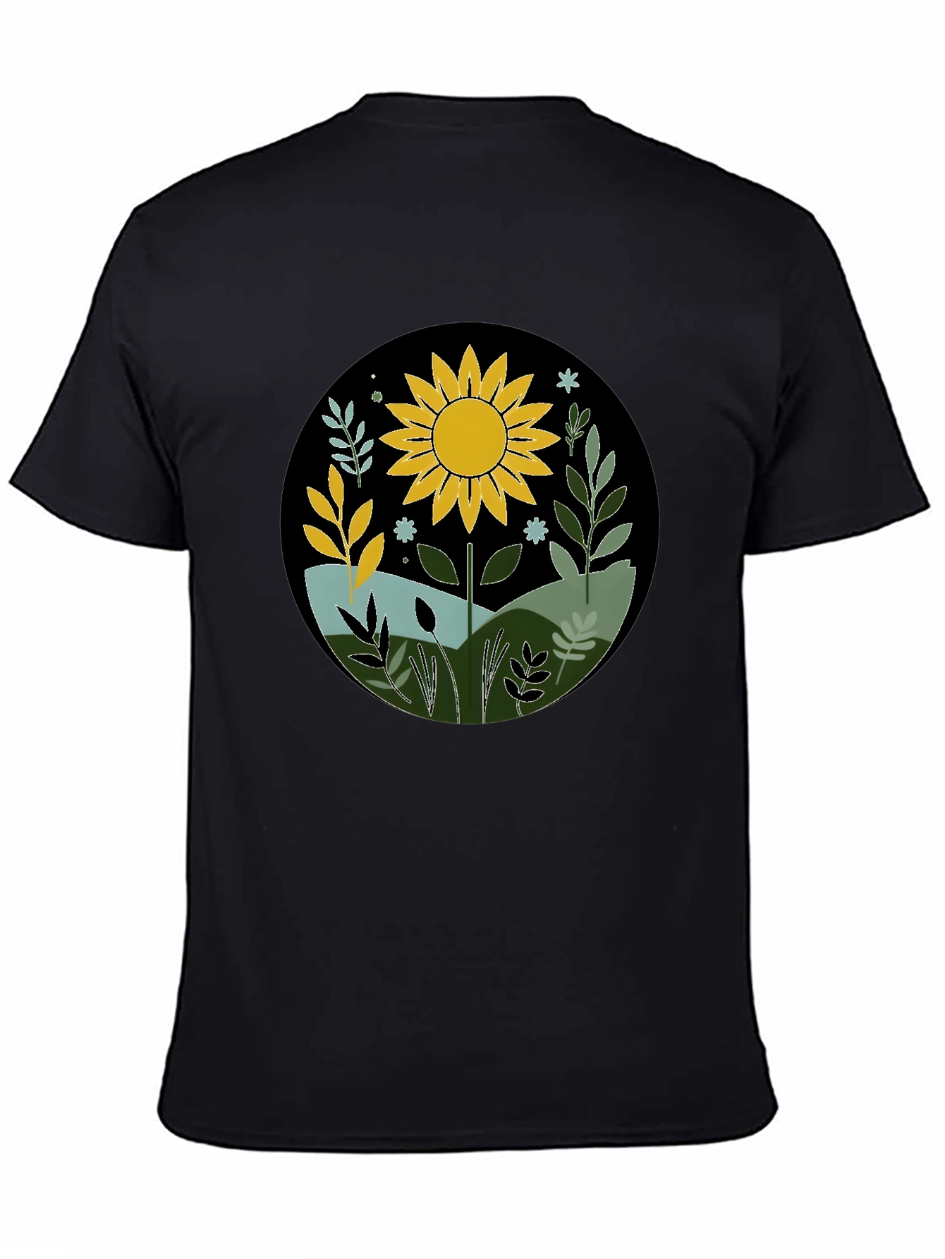 Sunflower Graphic Tee - Nature Inspired Design