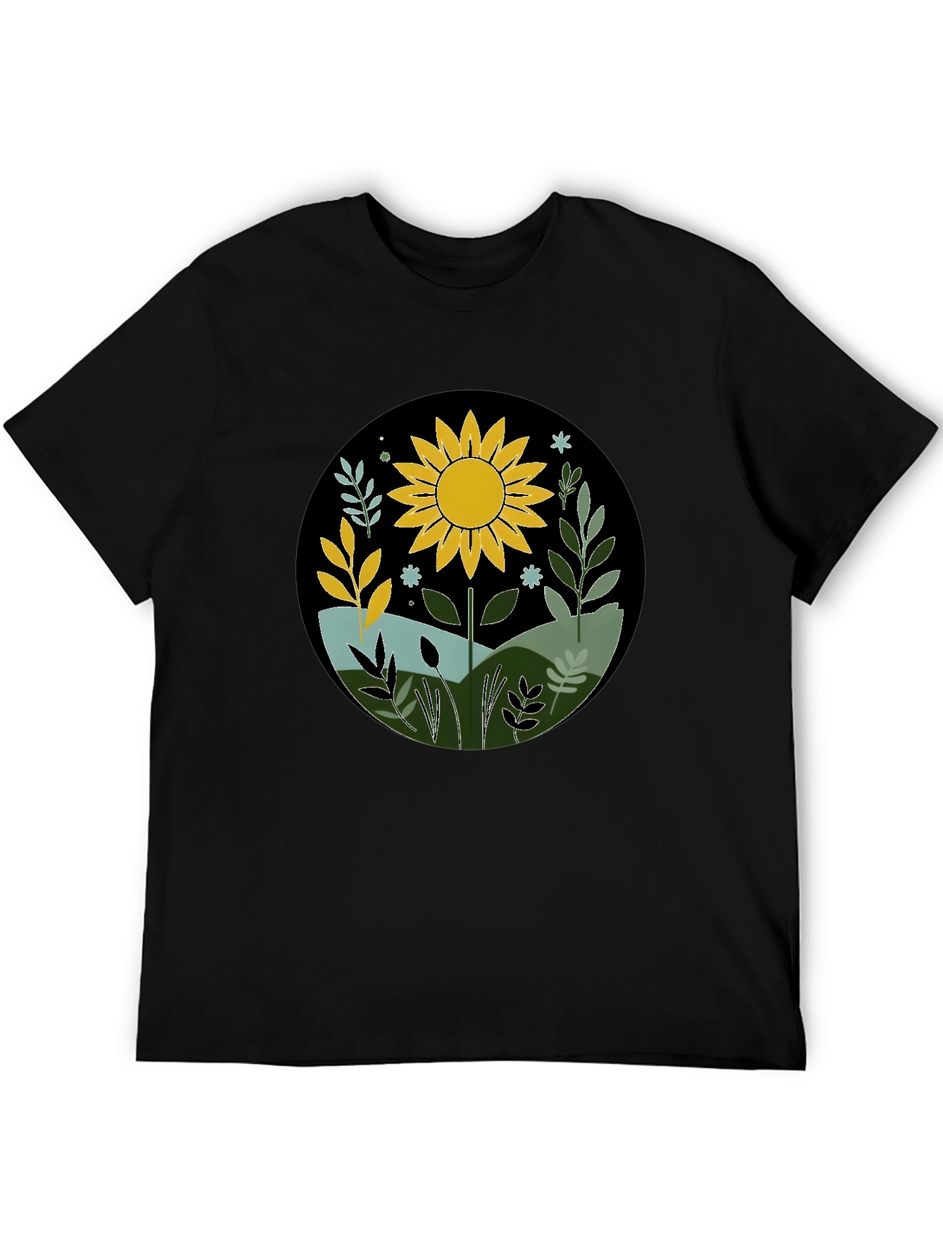 Sunflower Graphic Tee - Nature Inspired Design