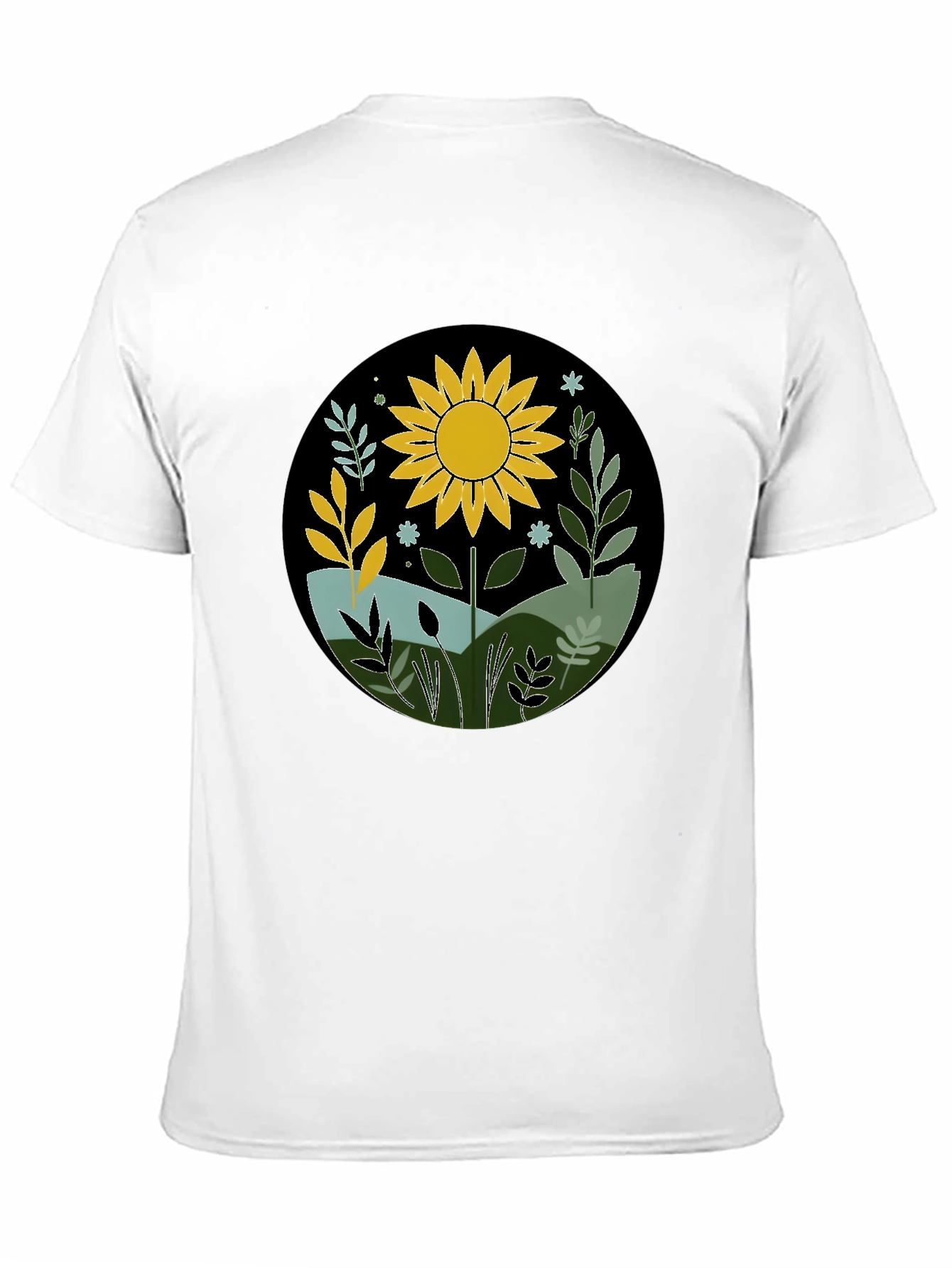 Sunflower Graphic Tee - Nature Inspired Design