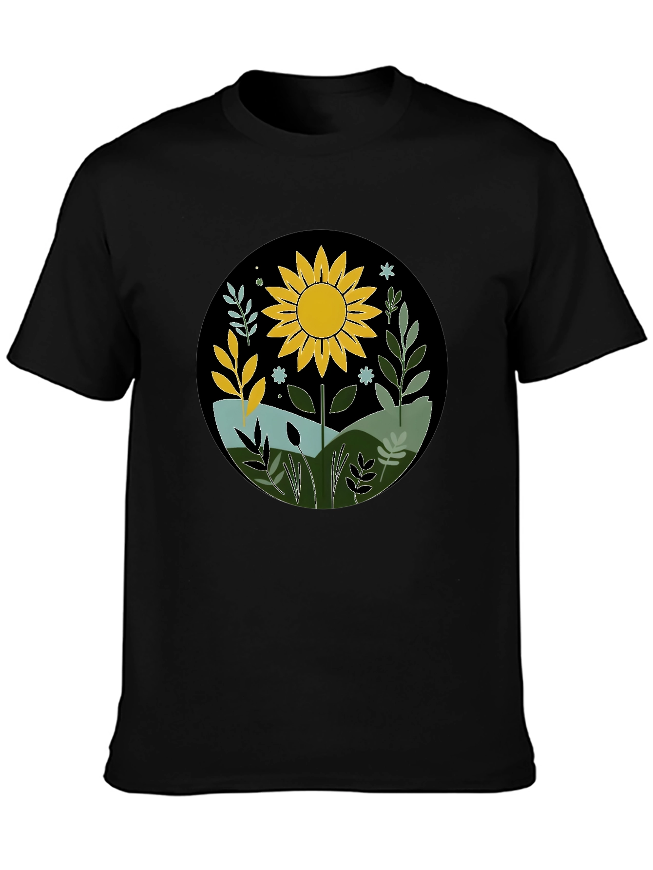 Sunflower Graphic Tee - Nature Inspired Design