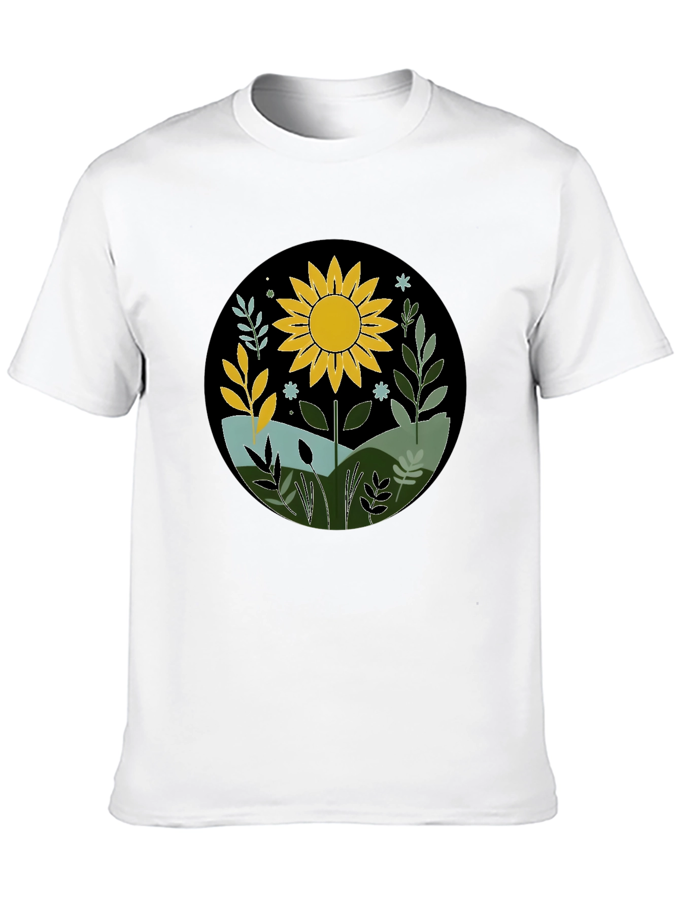 Sunflower Graphic Tee - Nature Inspired Design