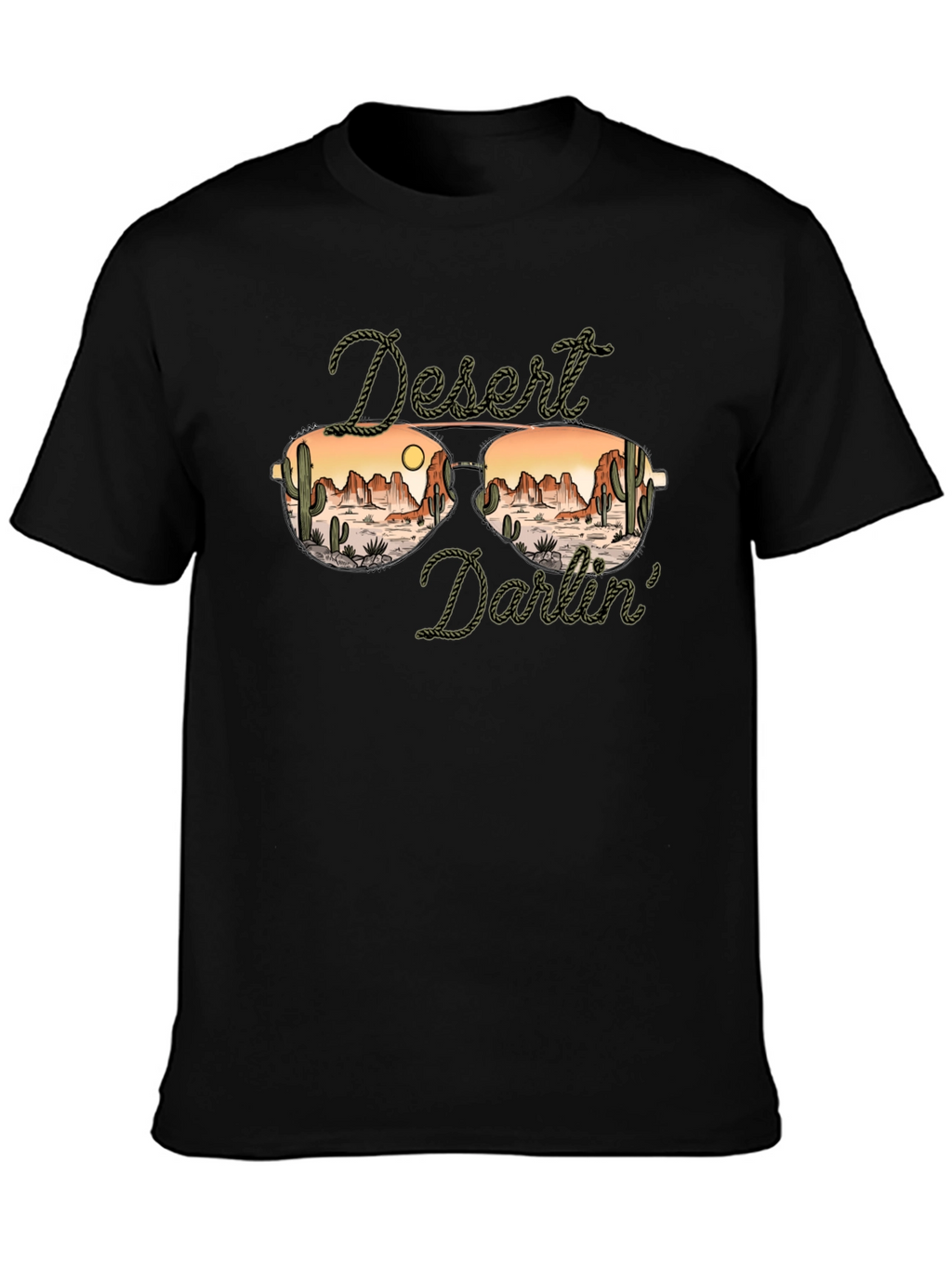 Desert Darlin Graphic Tee - Western Style