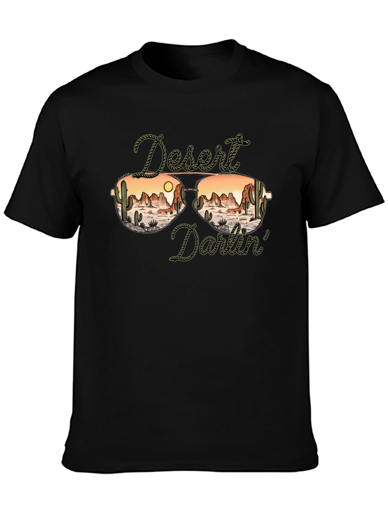 Desert Darlin Graphic Tee - Western Style