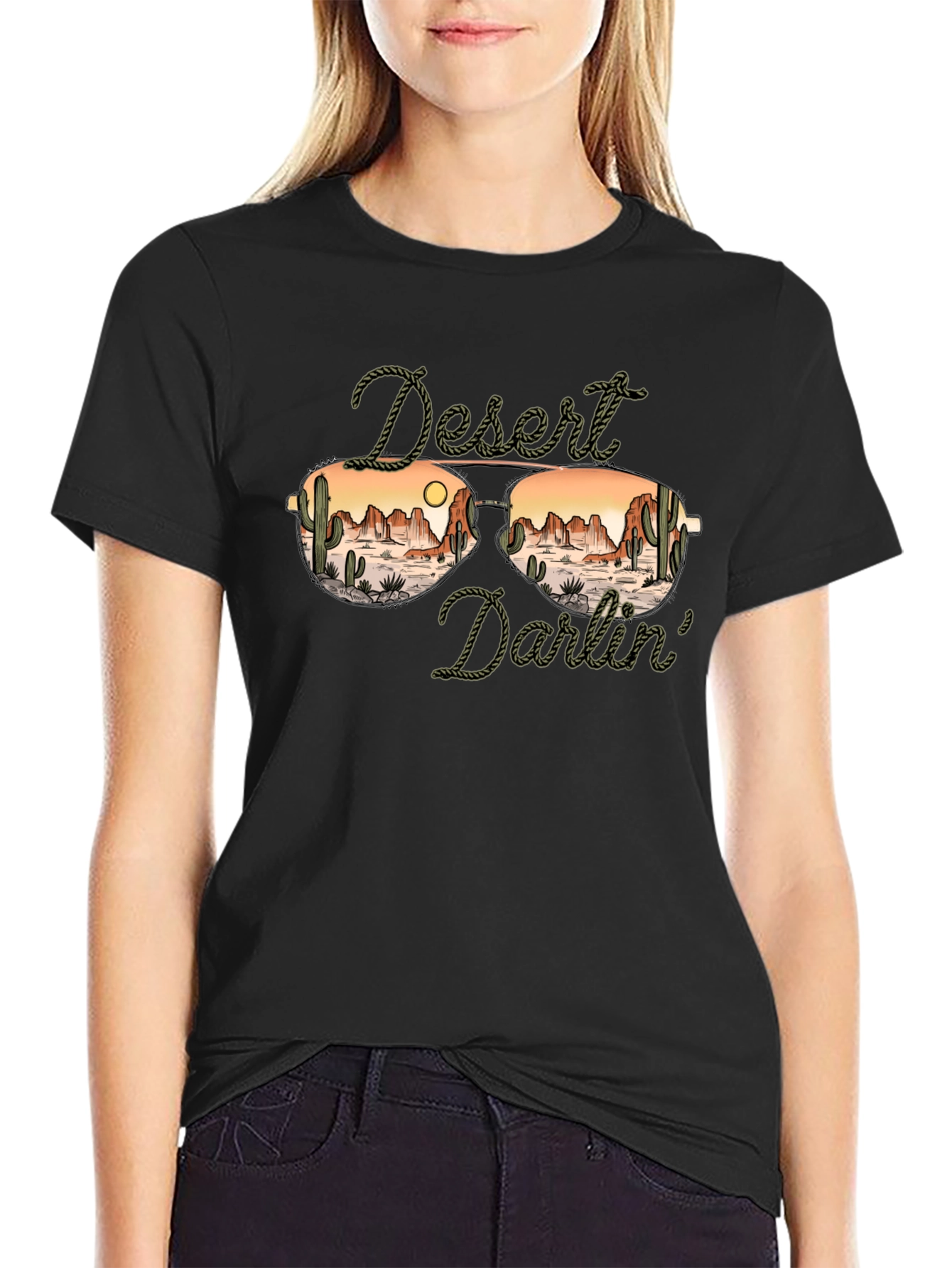 Desert Darlin Graphic Tee - Western Style