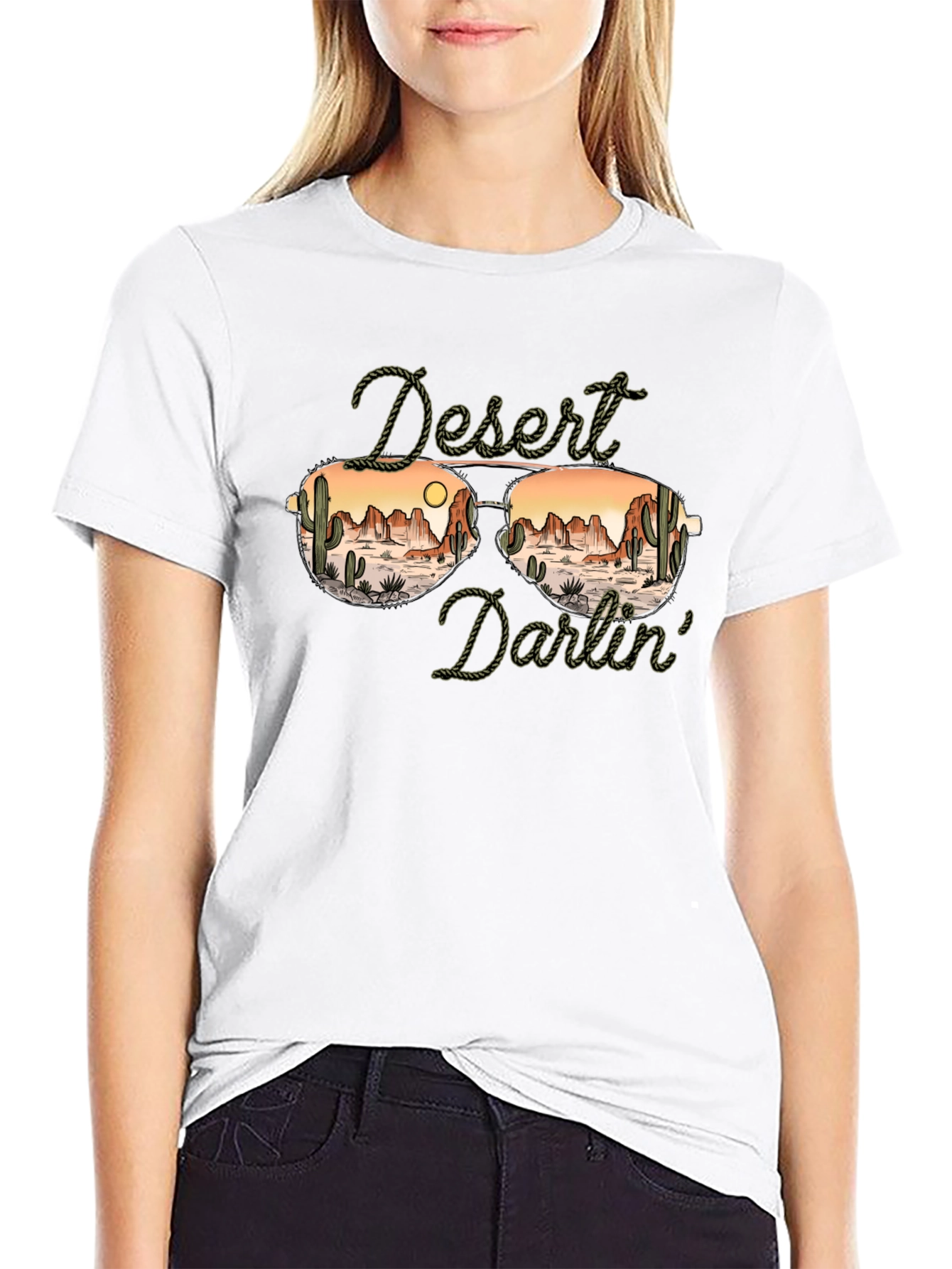 Desert Darlin Graphic Tee - Western Style