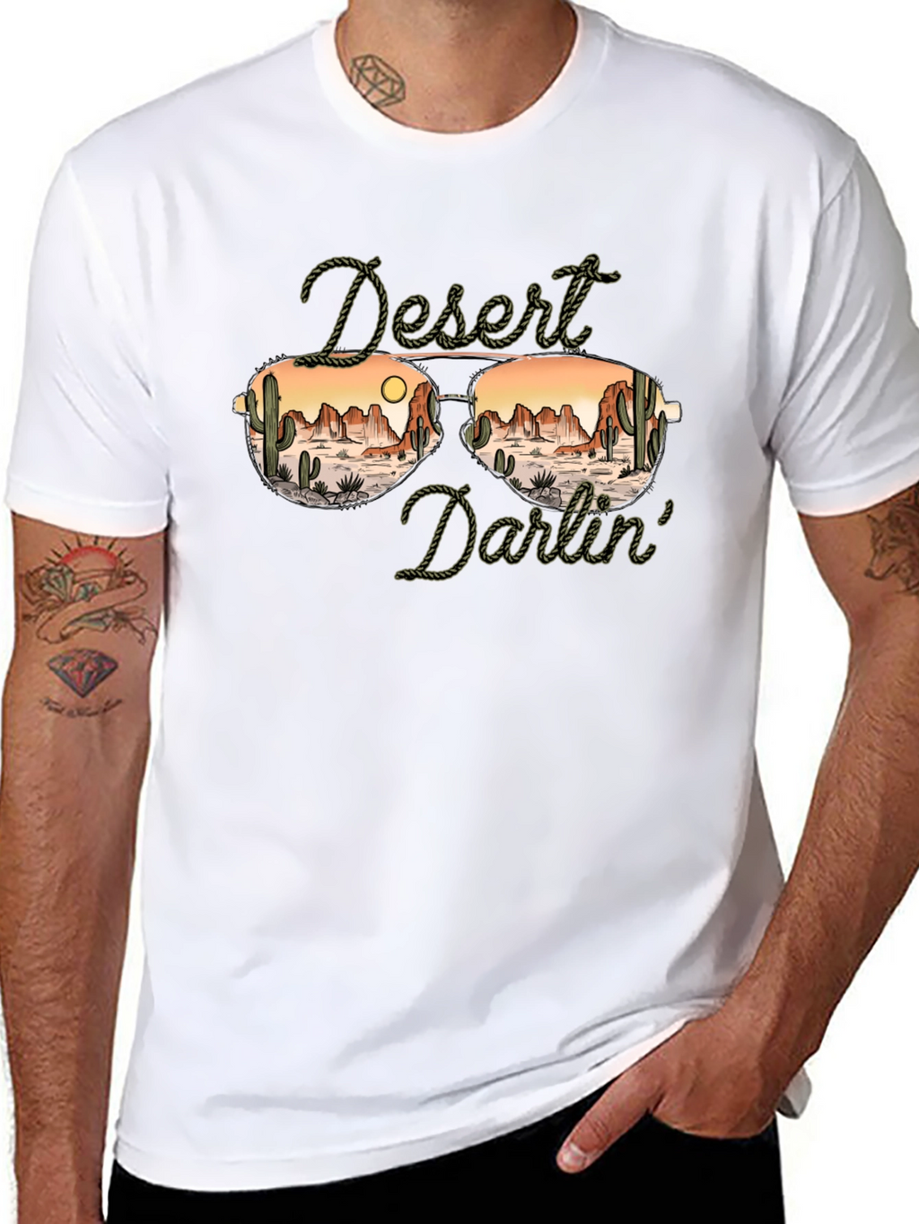 Desert Darlin Graphic Tee - Western Style
