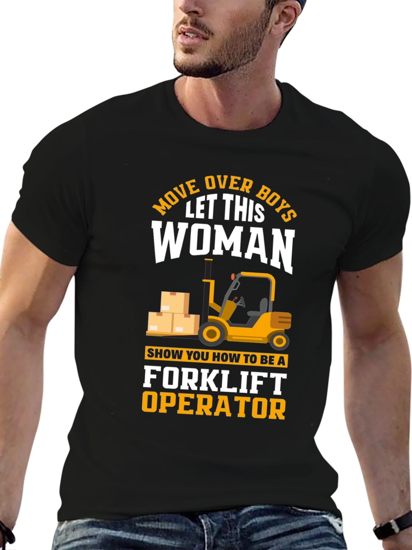 Forklift Operator Woman T-Shirt