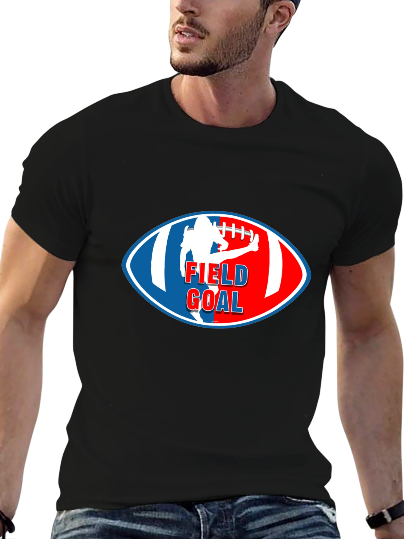 Field Goal Graphic T-Shirt - Football Fan Apparel