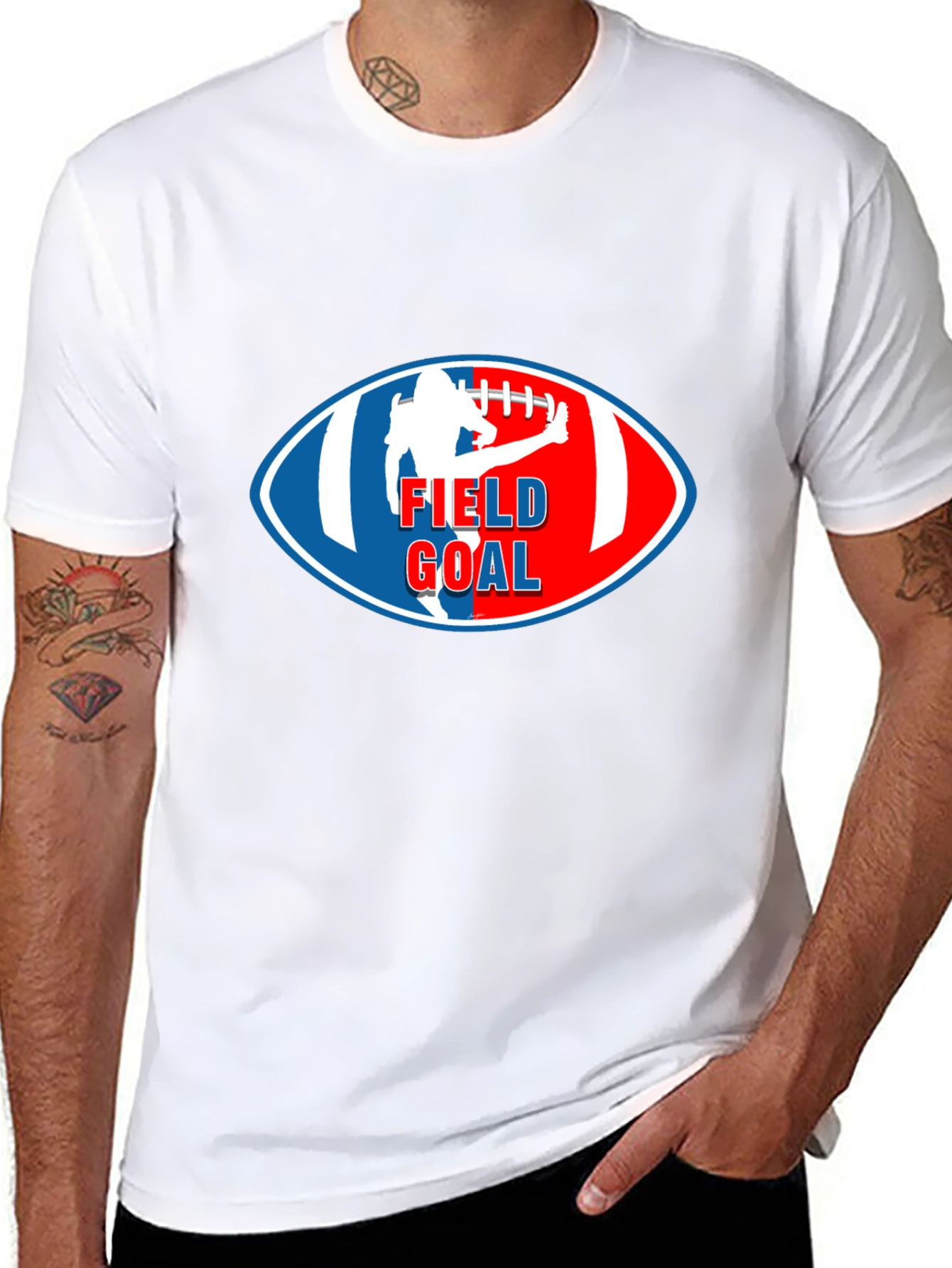 Field Goal Graphic T-Shirt - Football Fan Apparel