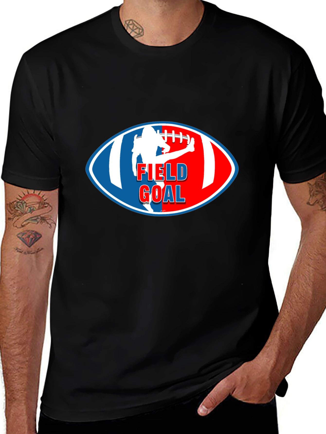 Field Goal Graphic T-Shirt - Football Fan Apparel