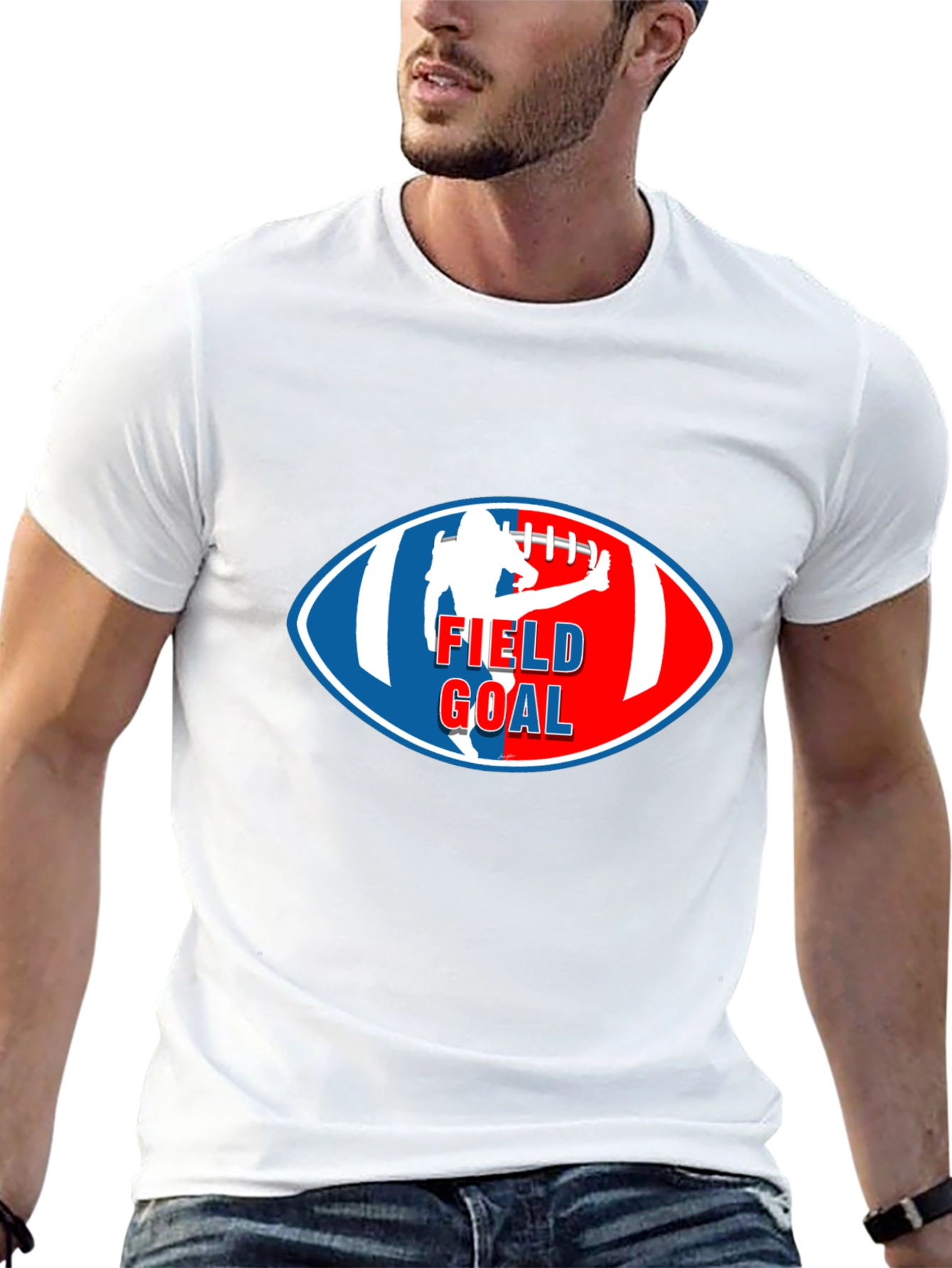 Field Goal Graphic T-Shirt - Football Fan Apparel