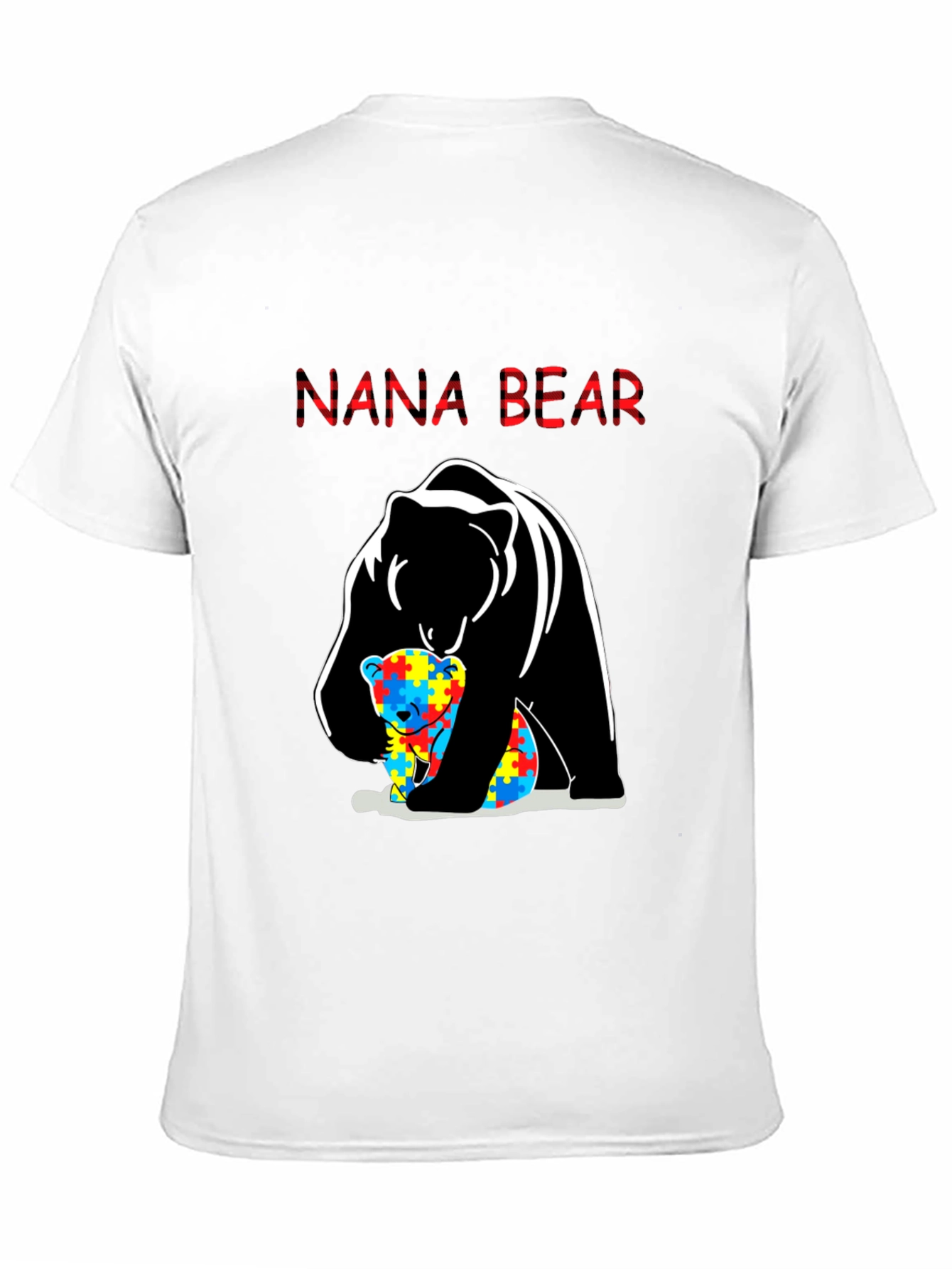 Nana Bear Autism Awareness T-Shirt