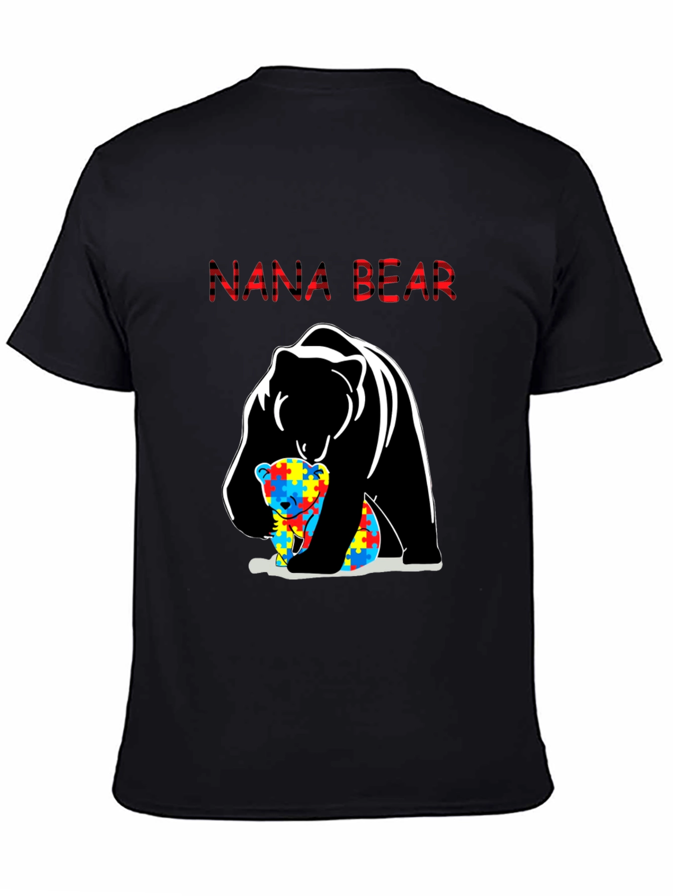 Nana Bear Autism Awareness T-Shirt