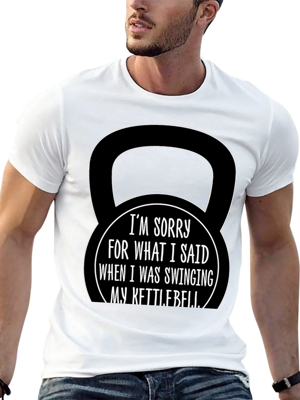 Kettlebell Apology Funny Workout T-Shirt