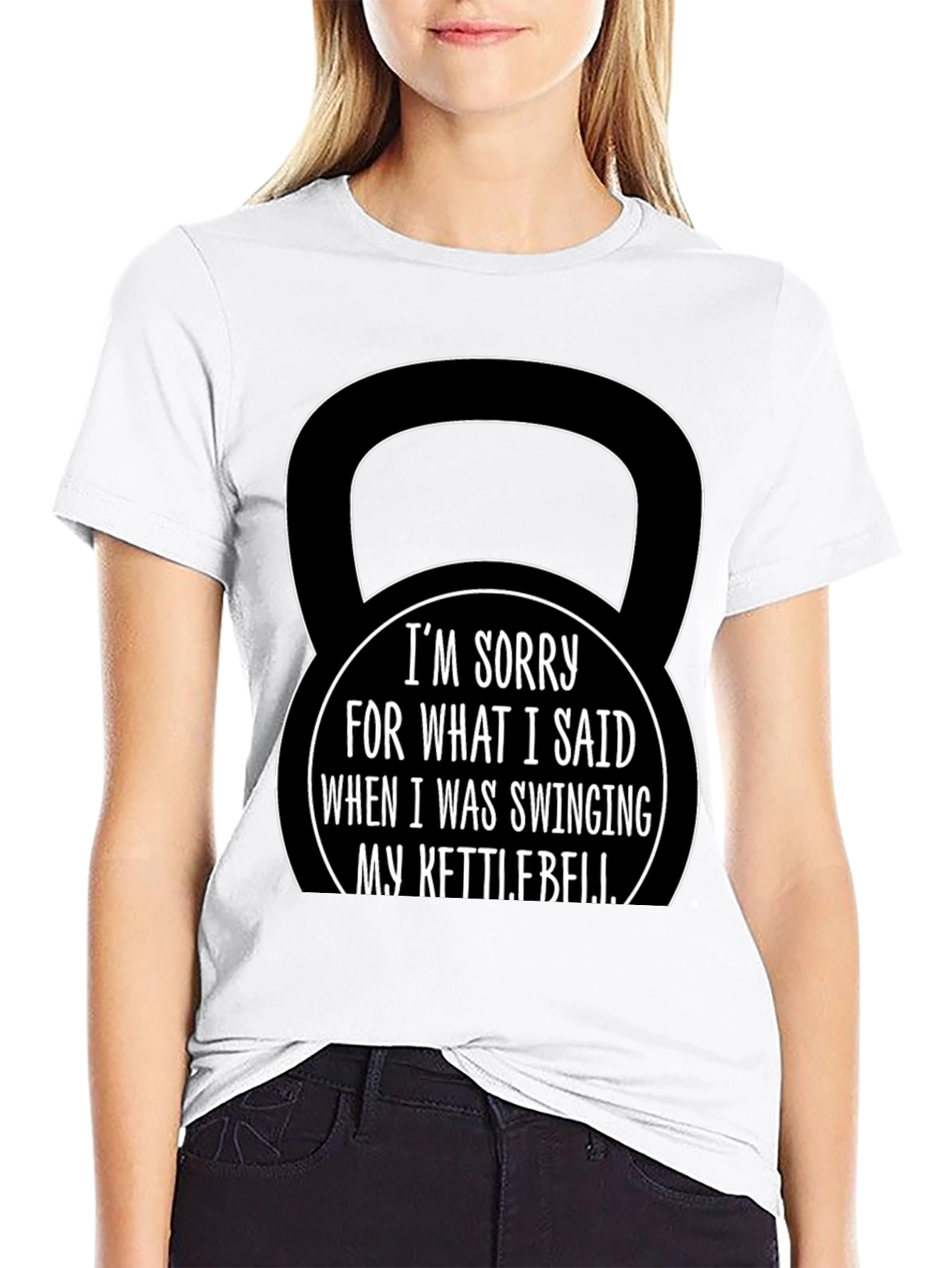 Kettlebell Apology Funny Workout T-Shirt