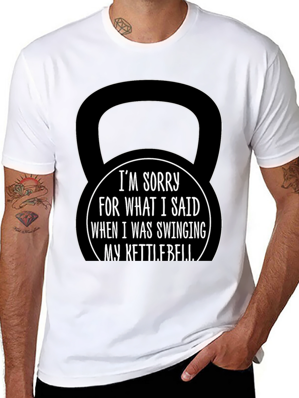 Kettlebell Apology Funny Workout T-Shirt