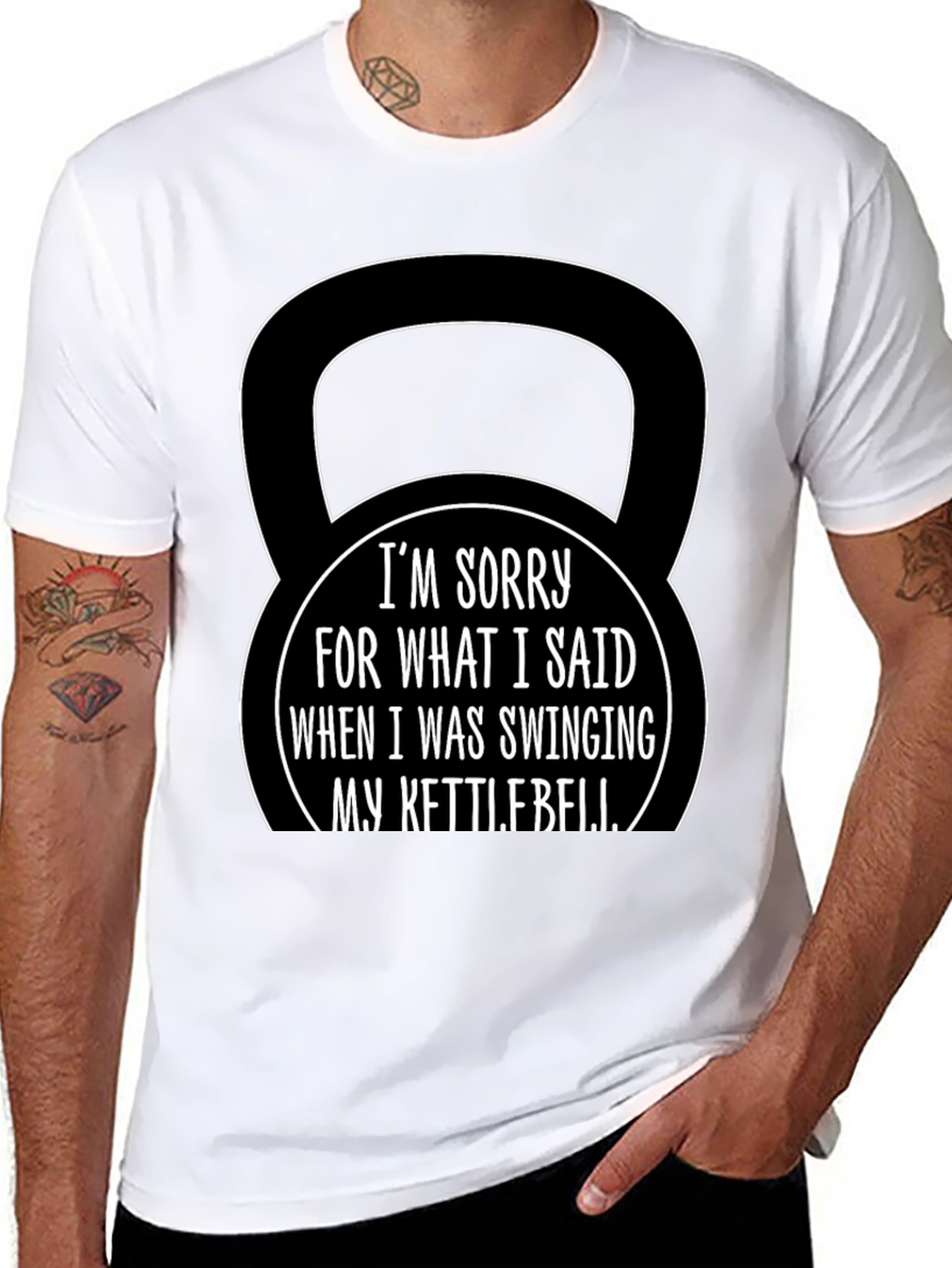 Kettlebell Apology Funny Workout T-Shirt