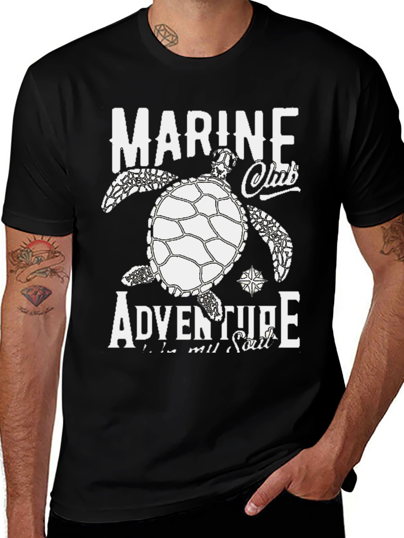 Marine Adventure Club Turtle Graphic Tee