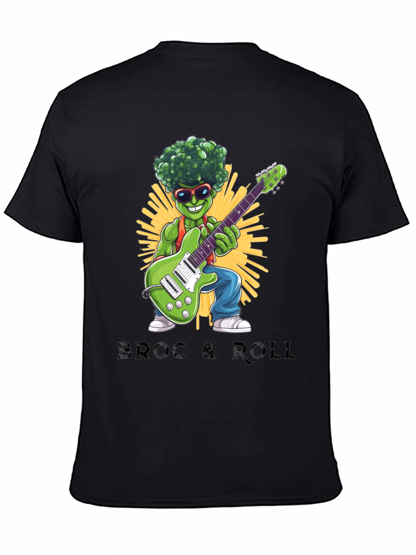 Broccoli Rock & Roll Graphic T-Shirt