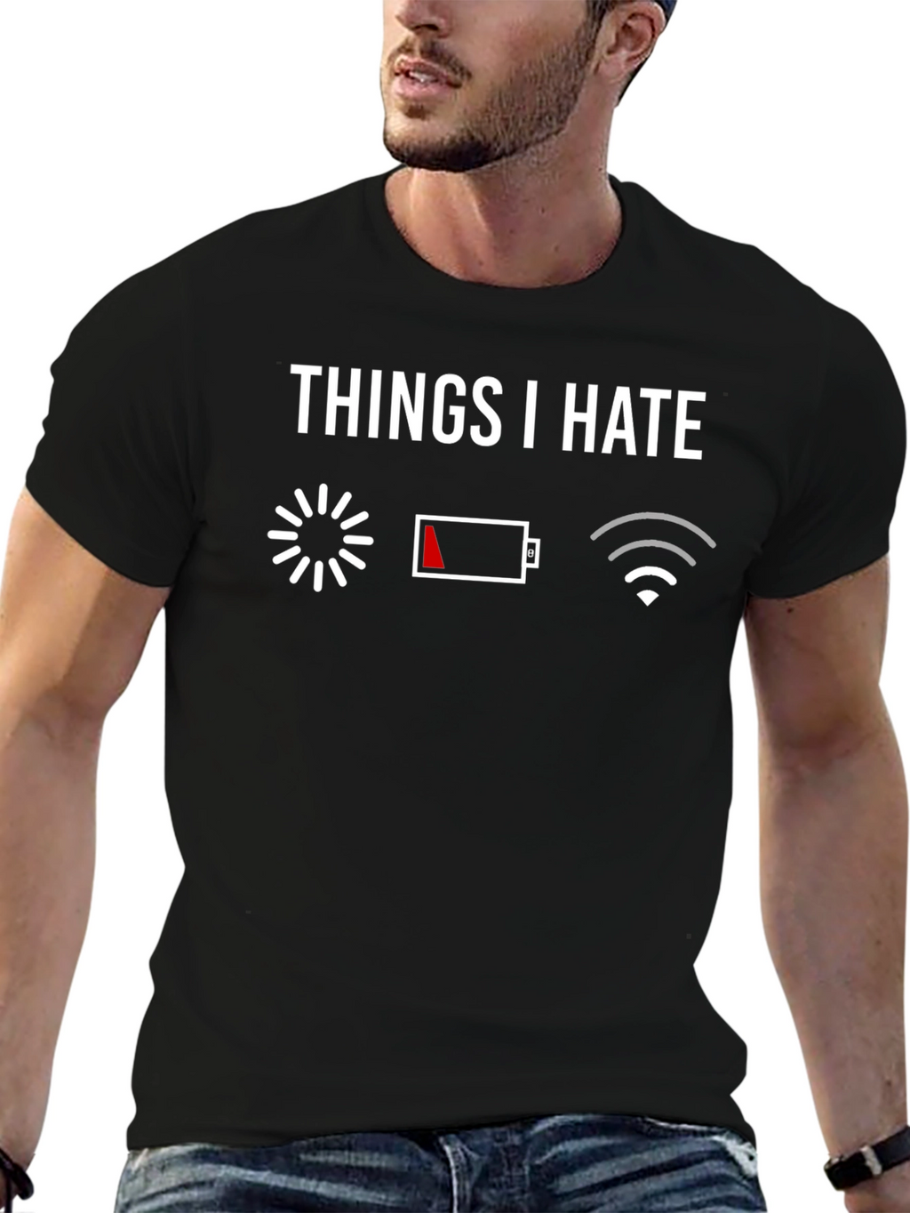 Things I Hate Graphic Tee - Funny Technology T-Shirt