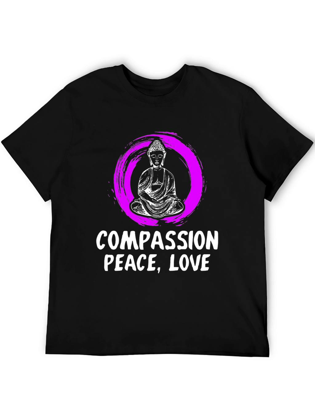 Compassion Peace Love Graphic T-Shirt