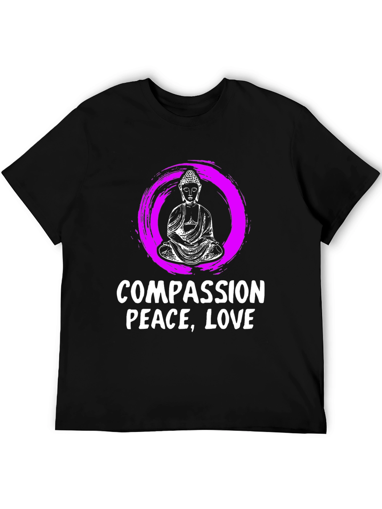 Compassion Peace Love Graphic T-Shirt