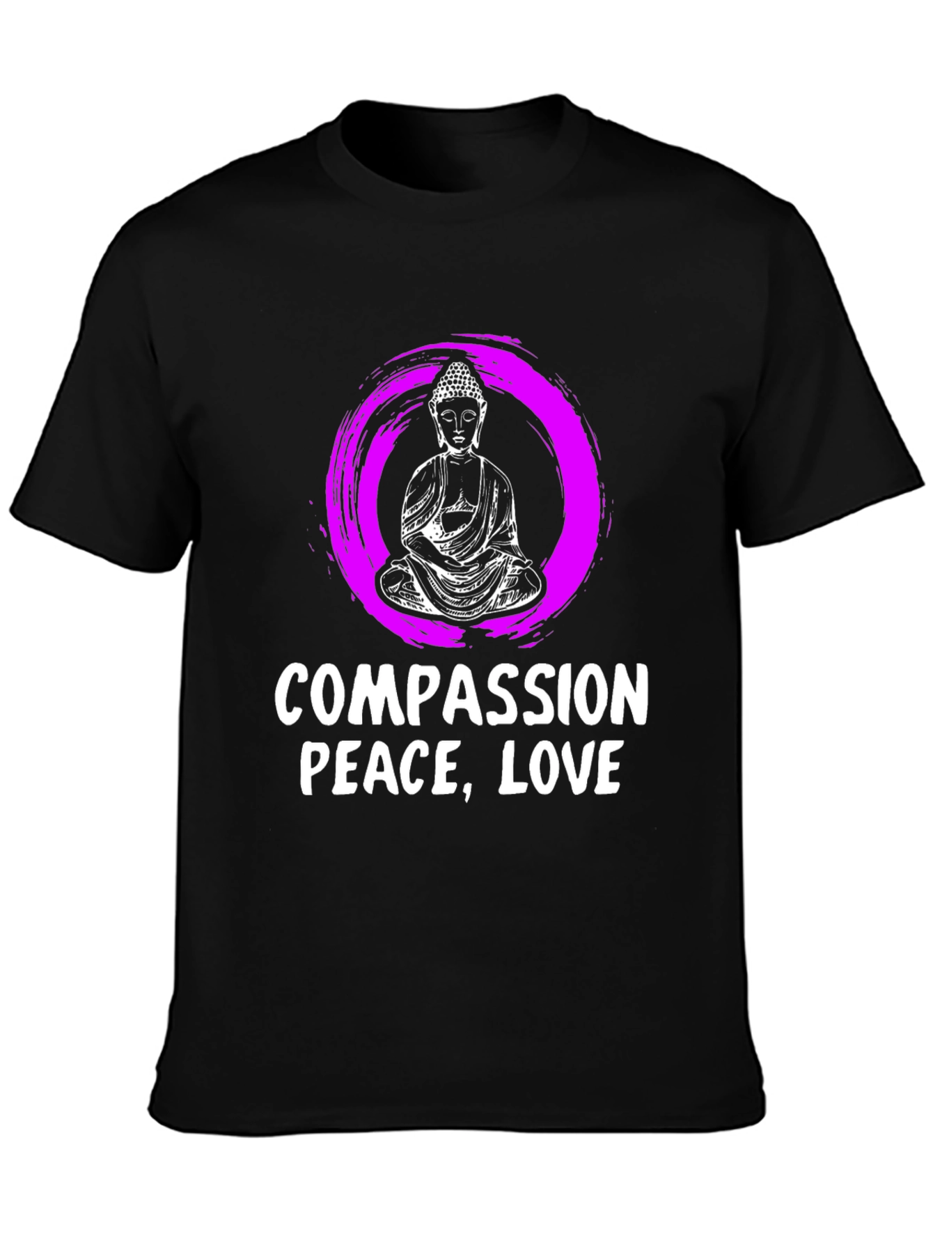 Compassion Peace Love Graphic T-Shirt