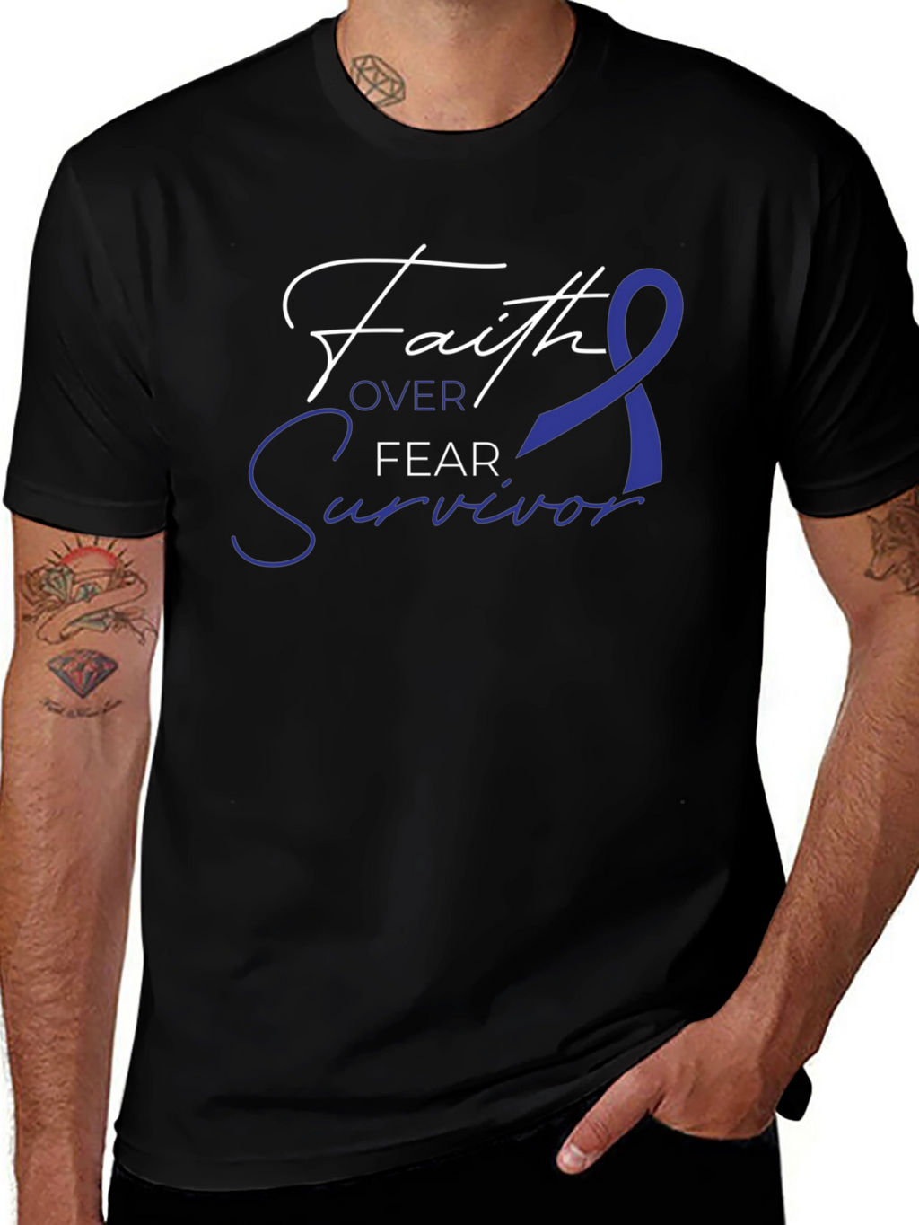 Faith Over Fear Survivor T-Shirt