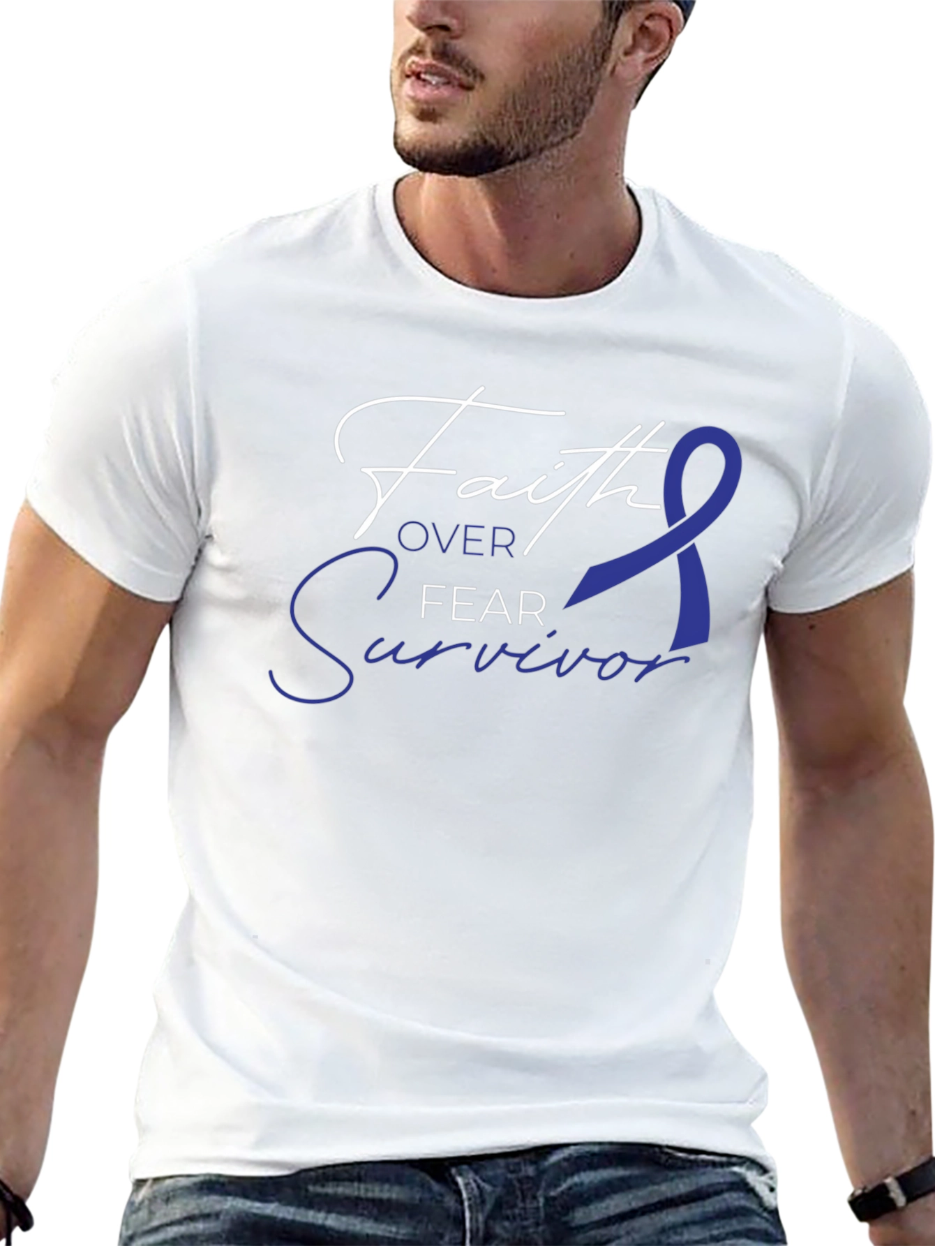 Faith Over Fear Survivor T-Shirt