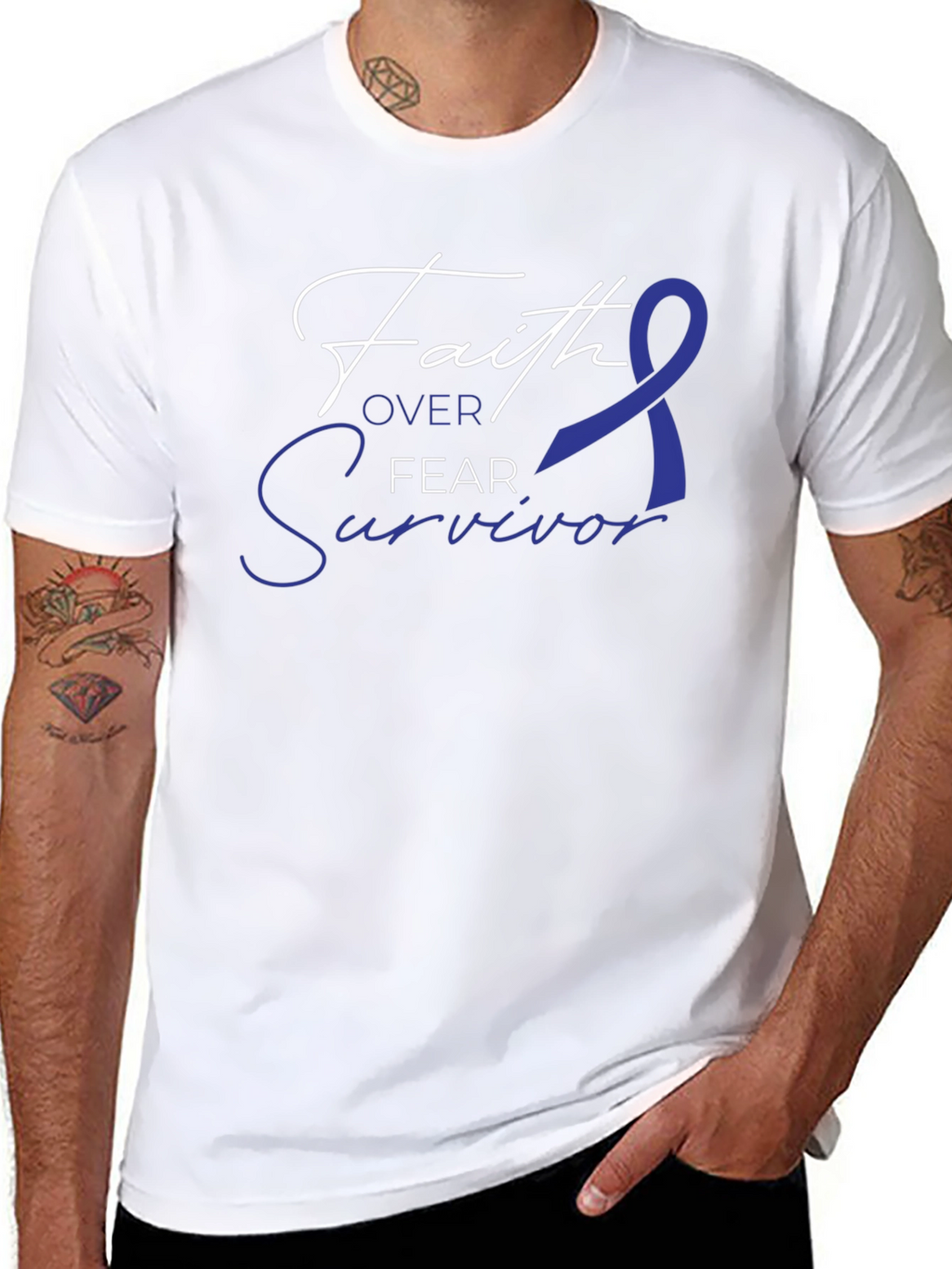 Faith Over Fear Survivor T-Shirt