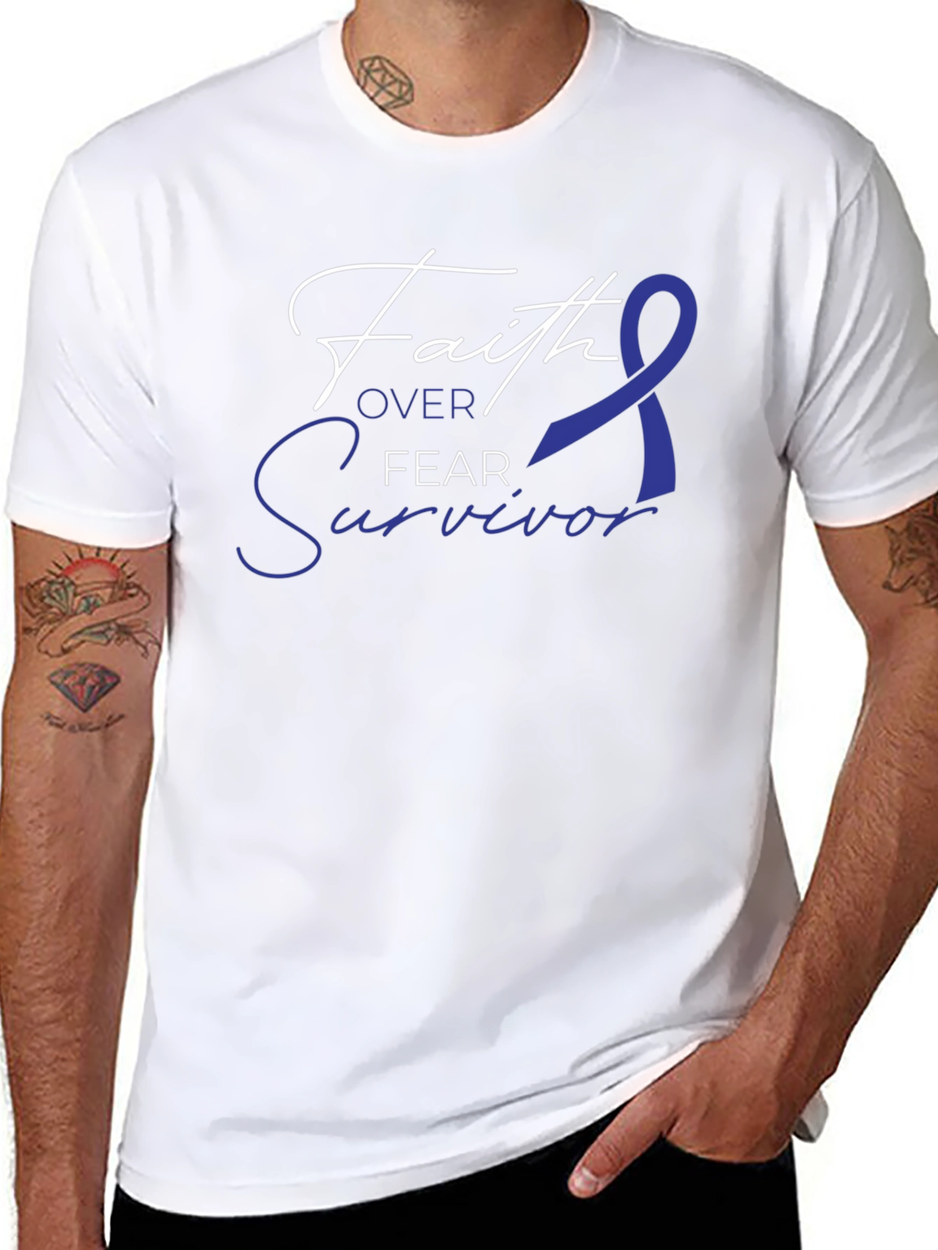 Faith Over Fear Survivor T-Shirt
