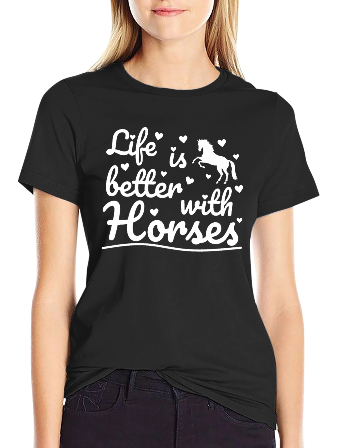 Life is Better with Horses Graphic Tee