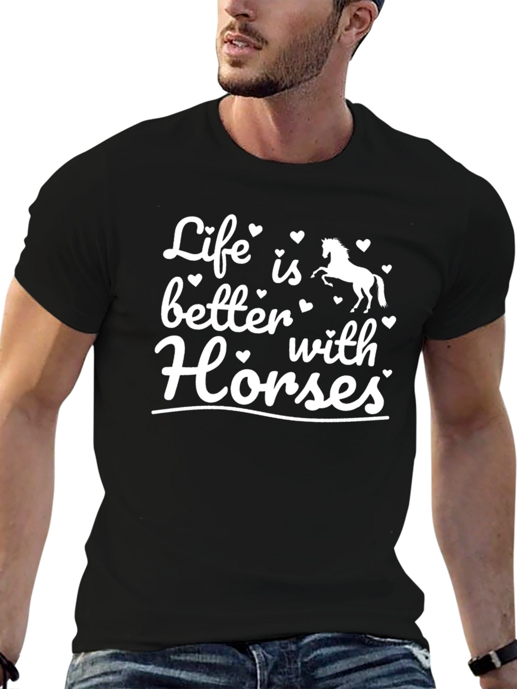 Life is Better with Horses Graphic Tee