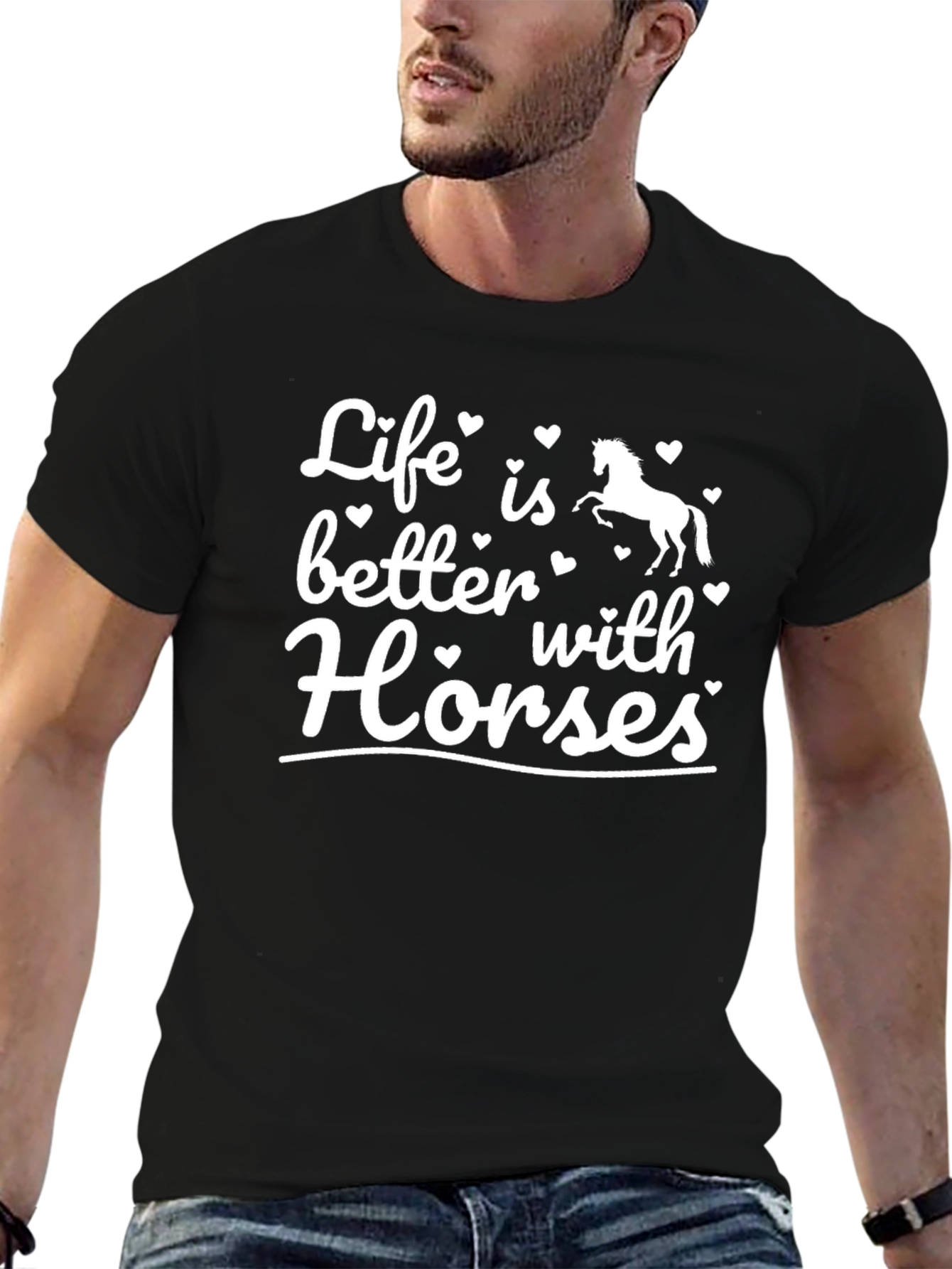 Life is Better with Horses Graphic Tee