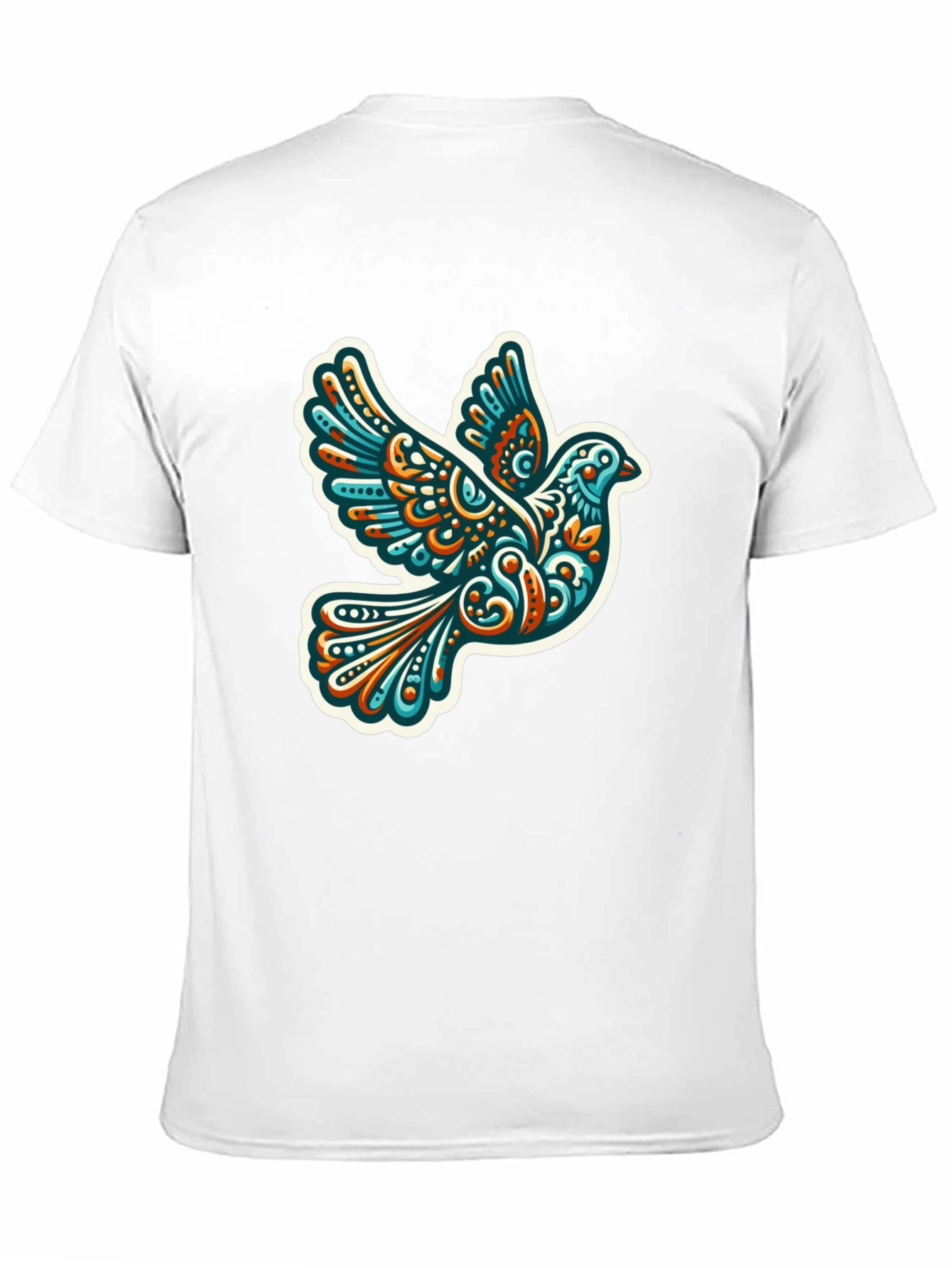 Dove Graphic Print Black T-Shirt