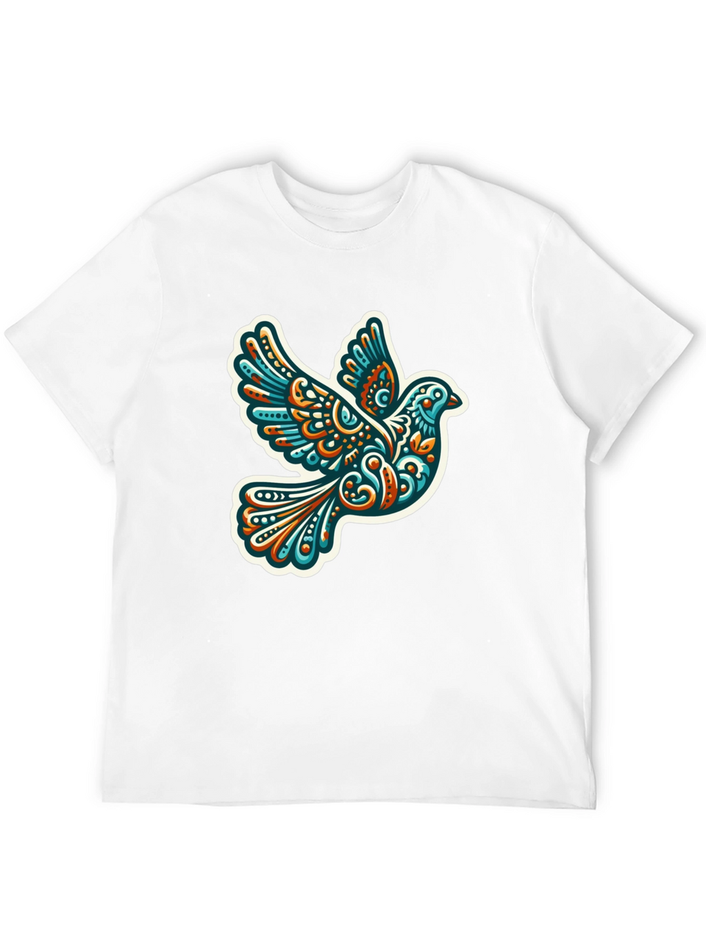 Dove Graphic Print Black T-Shirt