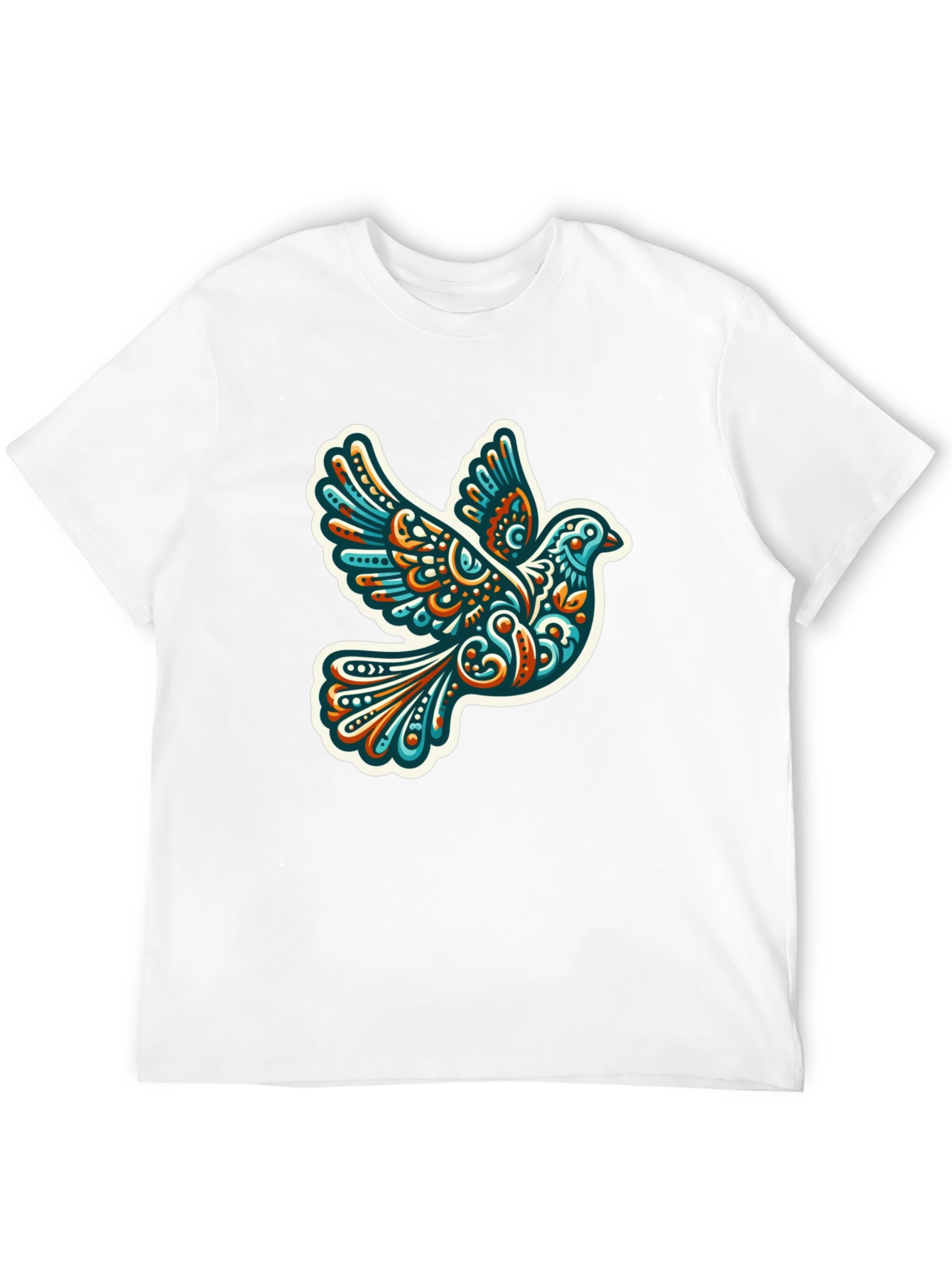Dove Graphic Print Black T-Shirt