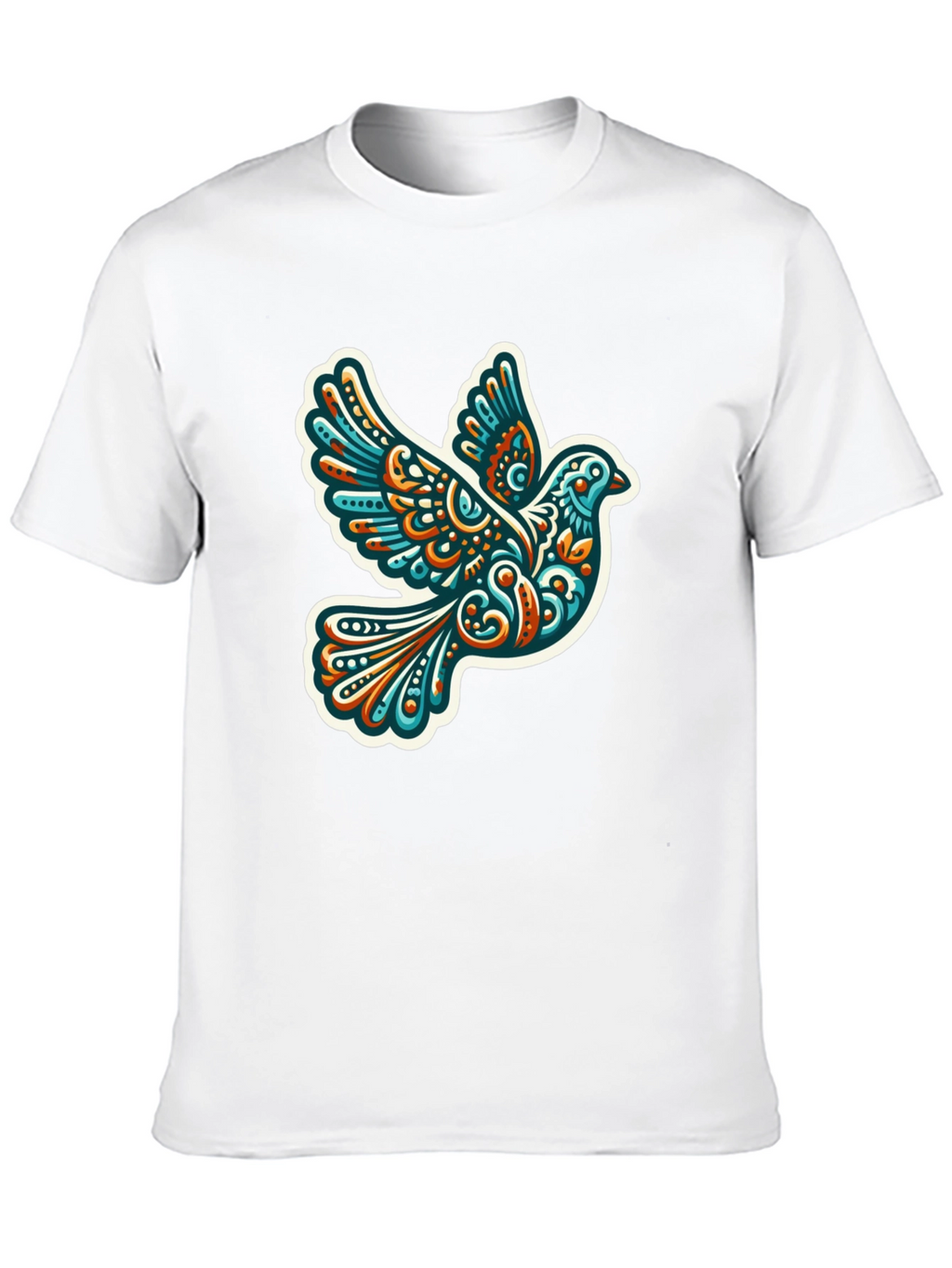 Dove Graphic Print Black T-Shirt