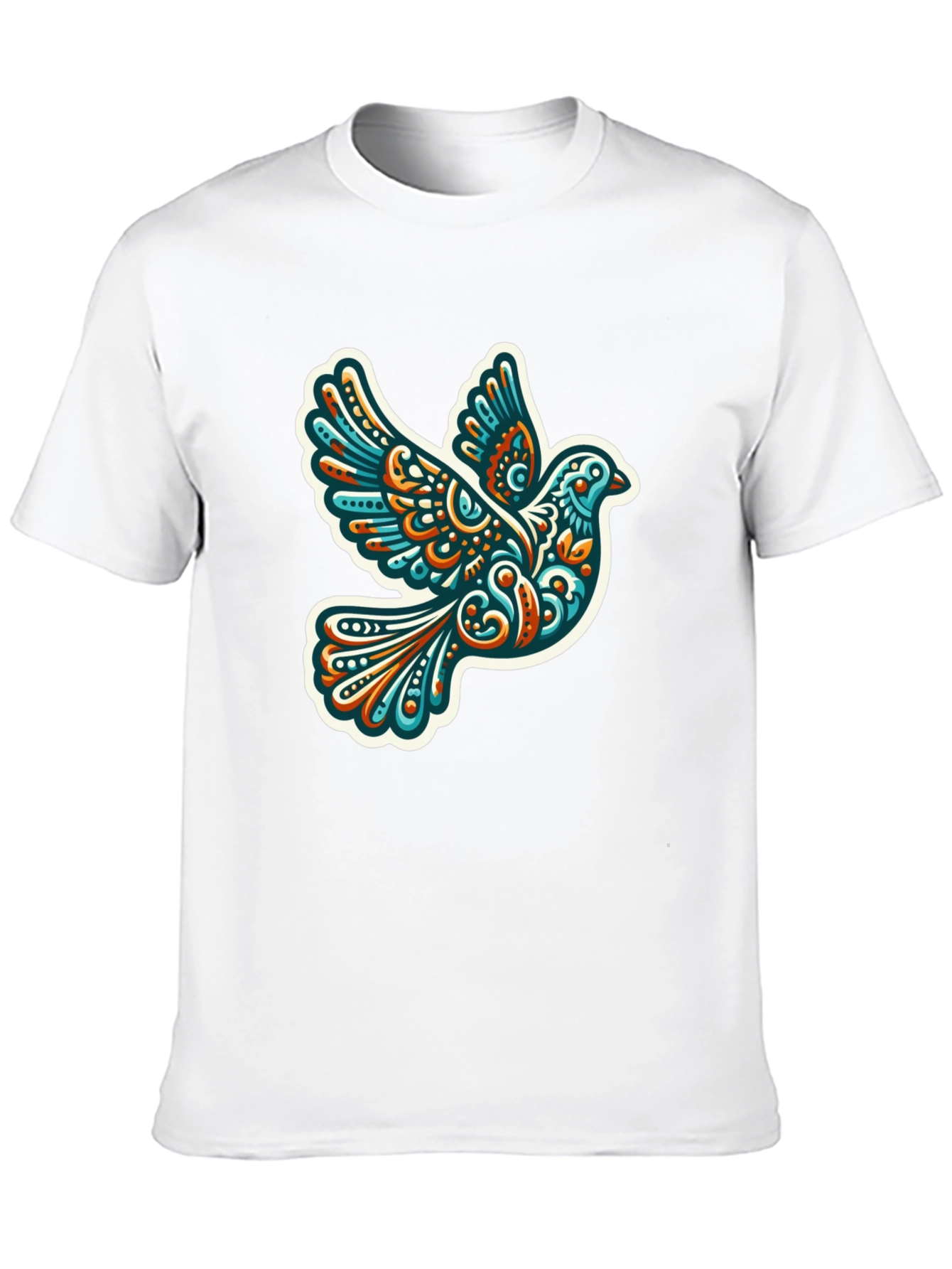 Dove Graphic Print Black T-Shirt