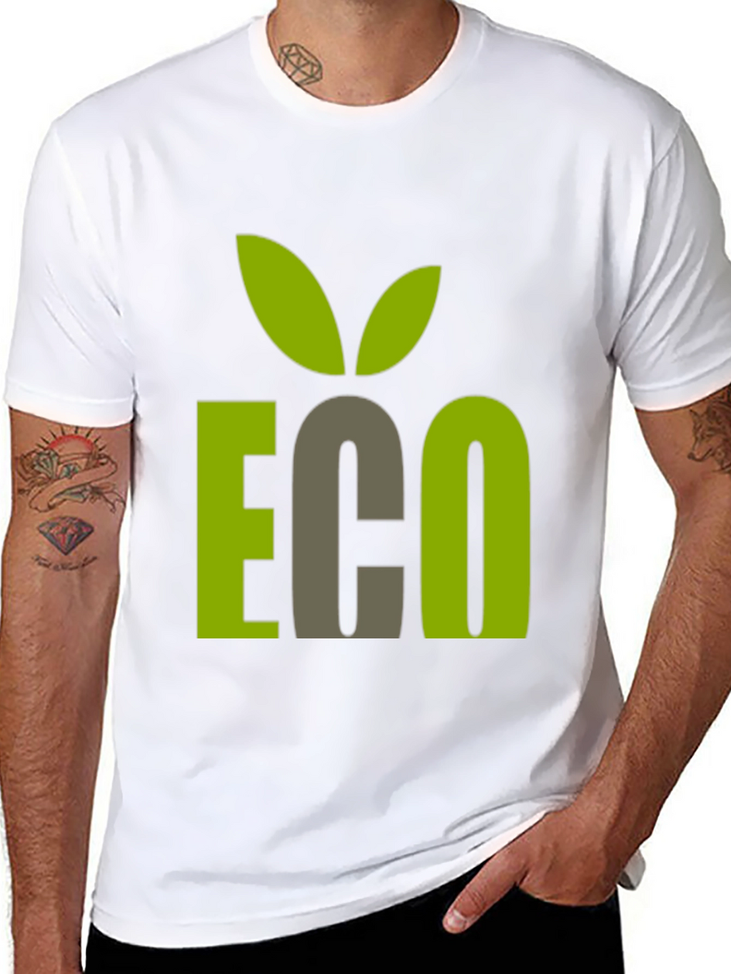 Eco Graphic T-Shirt - Black