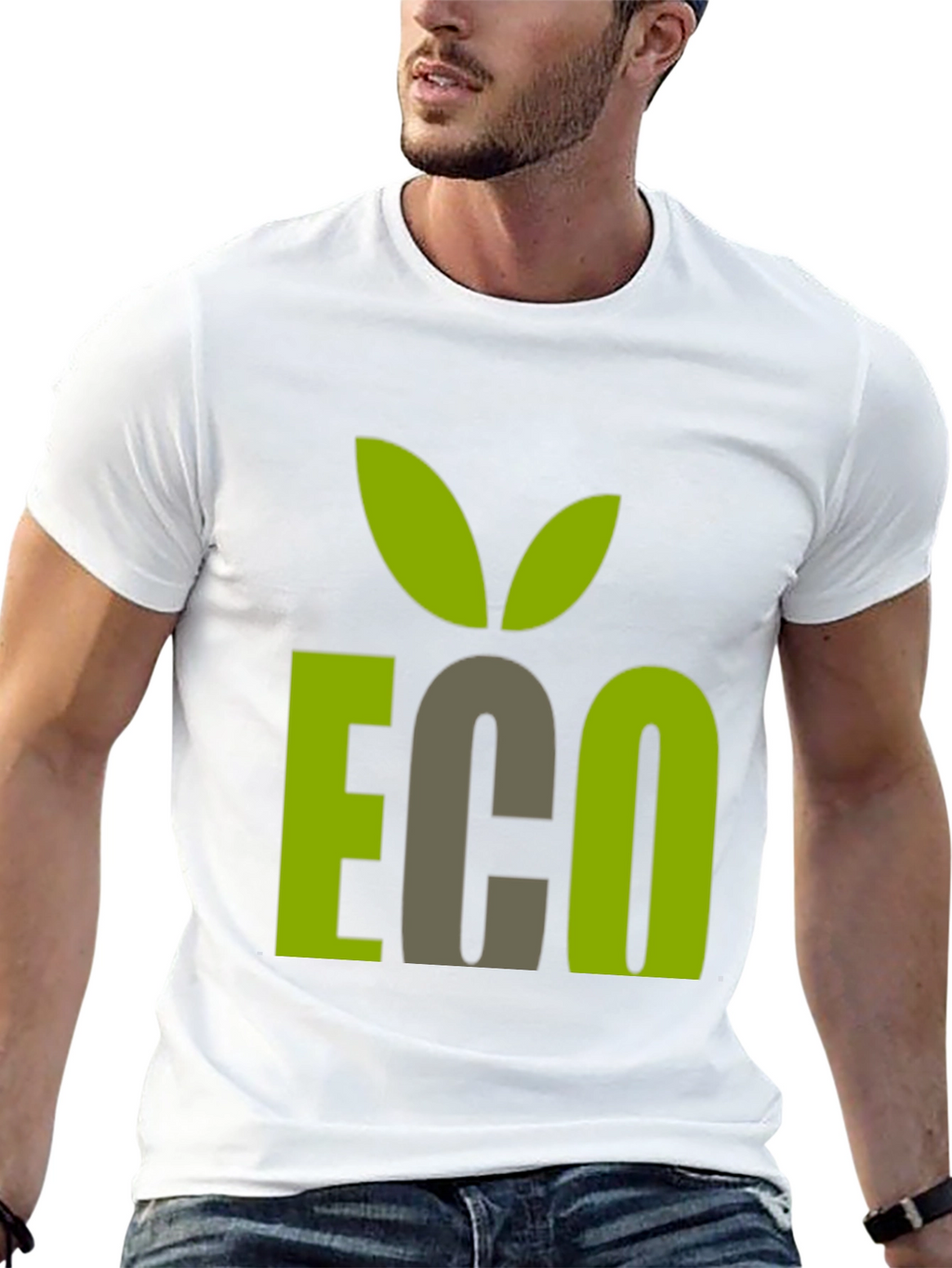 Eco Graphic T-Shirt - Black