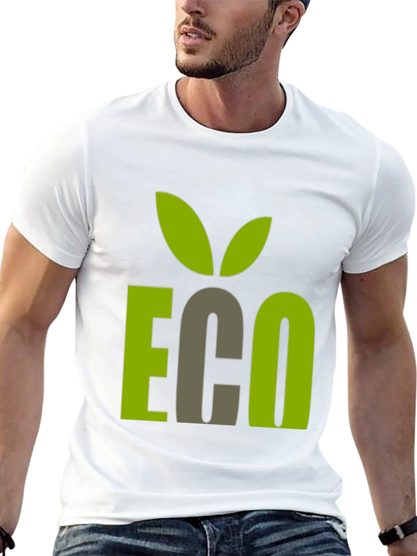 Eco Graphic T-Shirt - Black