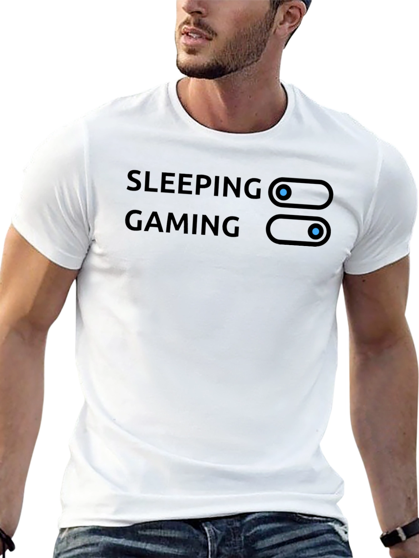 Gamers Choice: Sleeping vs Gaming T-Shirt