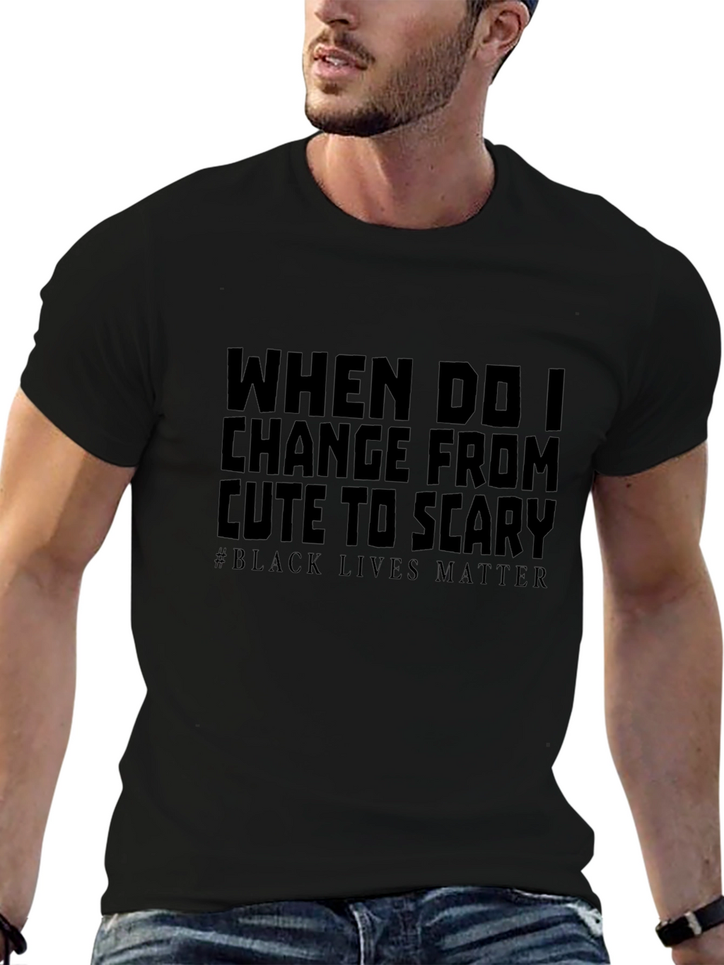 Statement Tee: Cute to Scary - Black Lives Matter