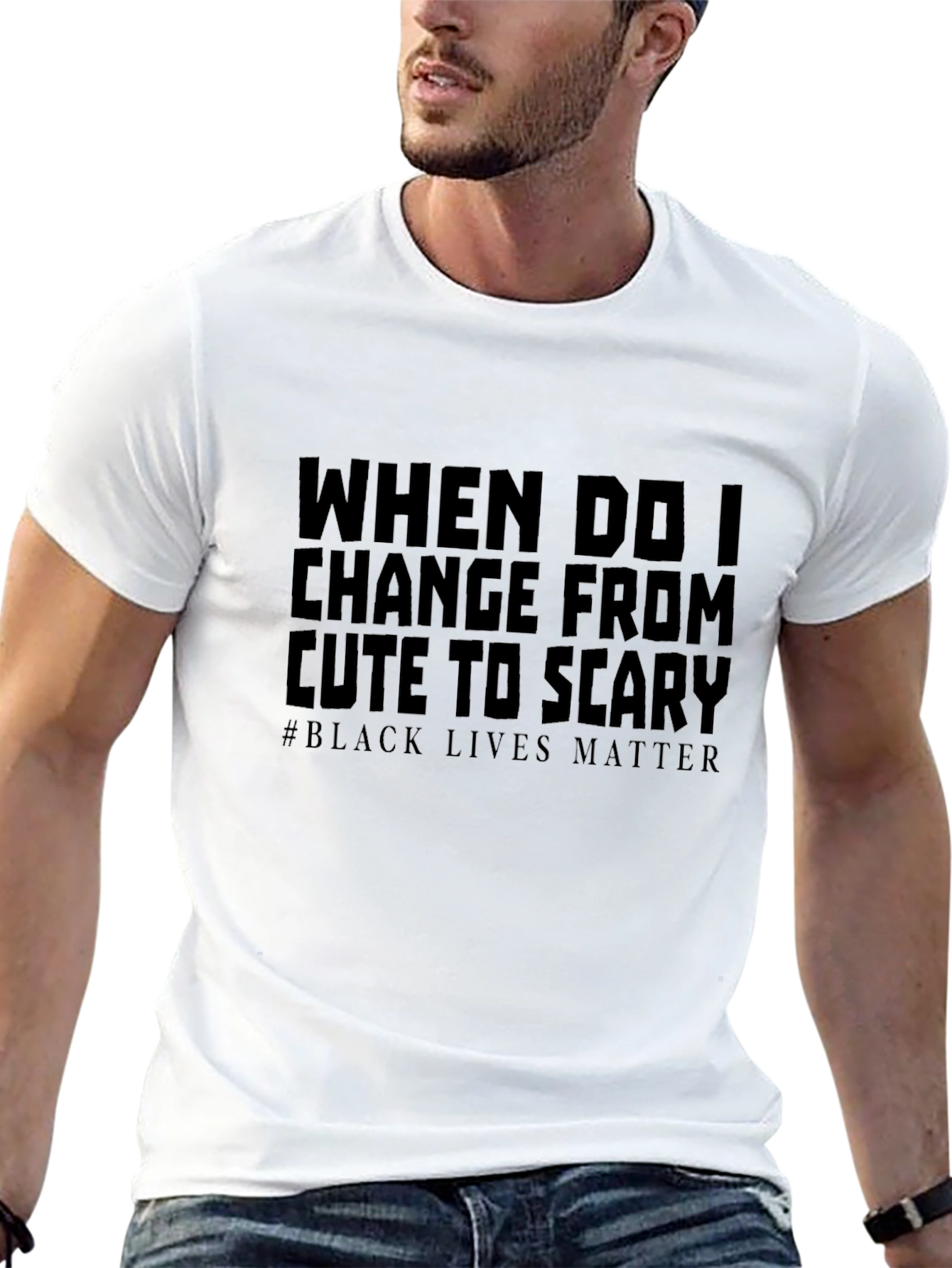 Statement Tee: Cute to Scary - Black Lives Matter