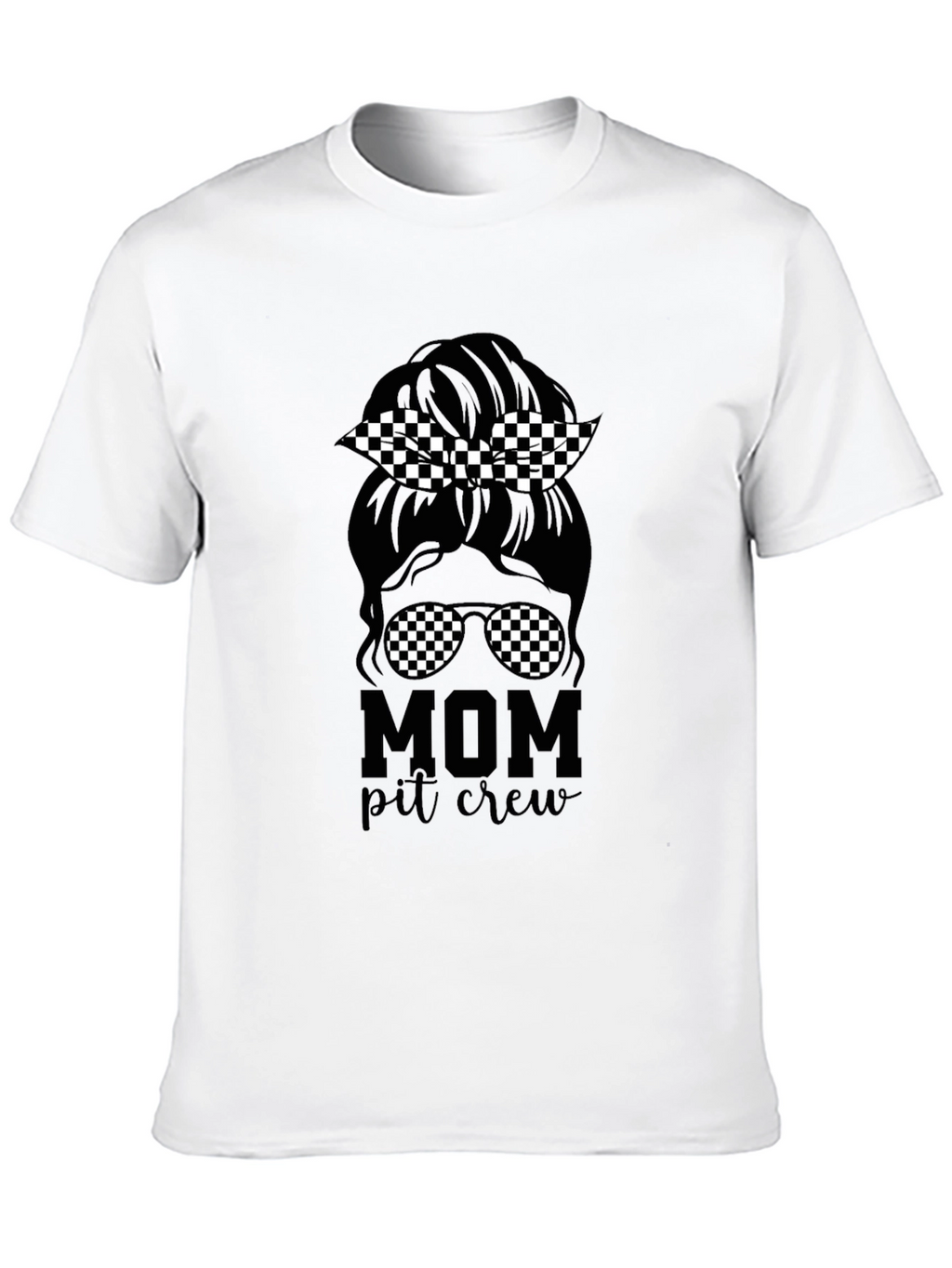 Mom Pit Crew T-Shirt - Racing Mom Tee
