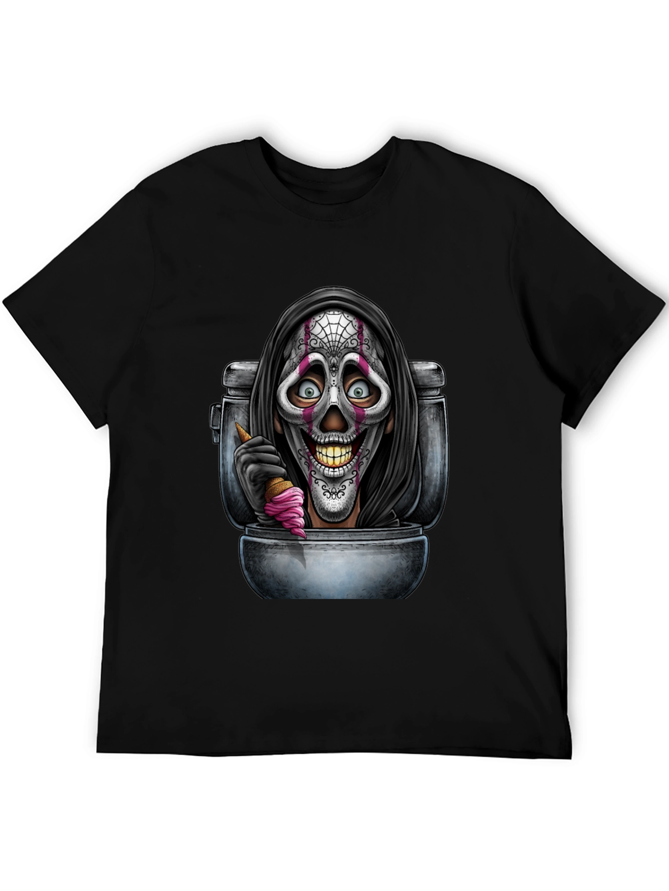 Grim Reaper Toilet Humor T-Shirt