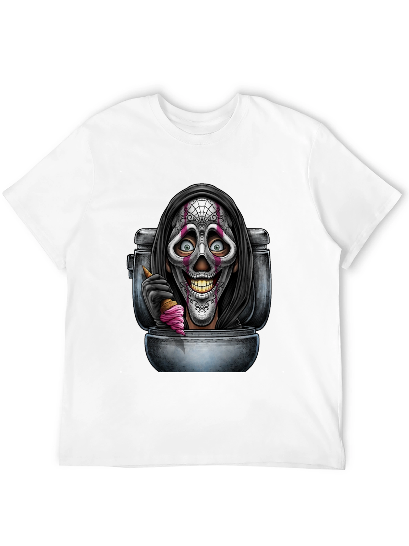 Grim Reaper Toilet Humor T-Shirt